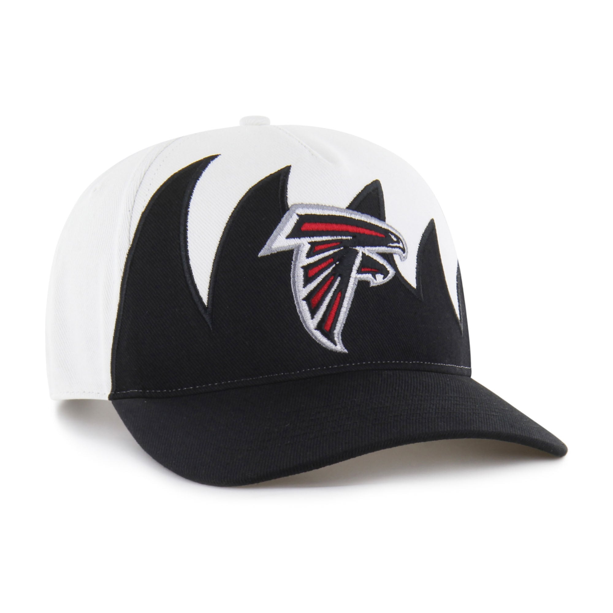 Men's '47 White Atlanta Falcons Jagged Hitch Adjustable Hat