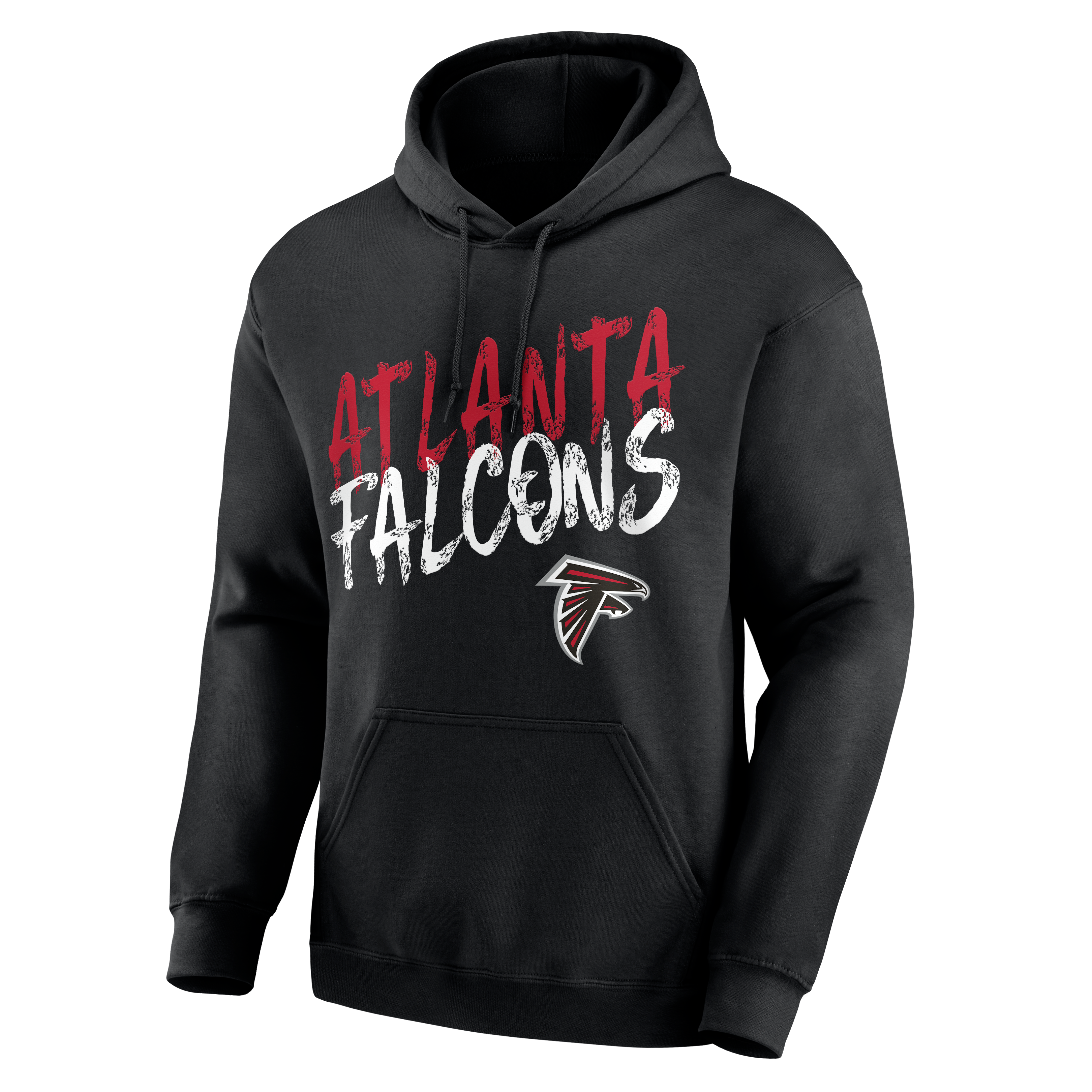 Men's Black Atlanta Falcons Hustle Personalized Name & Number Hoodie