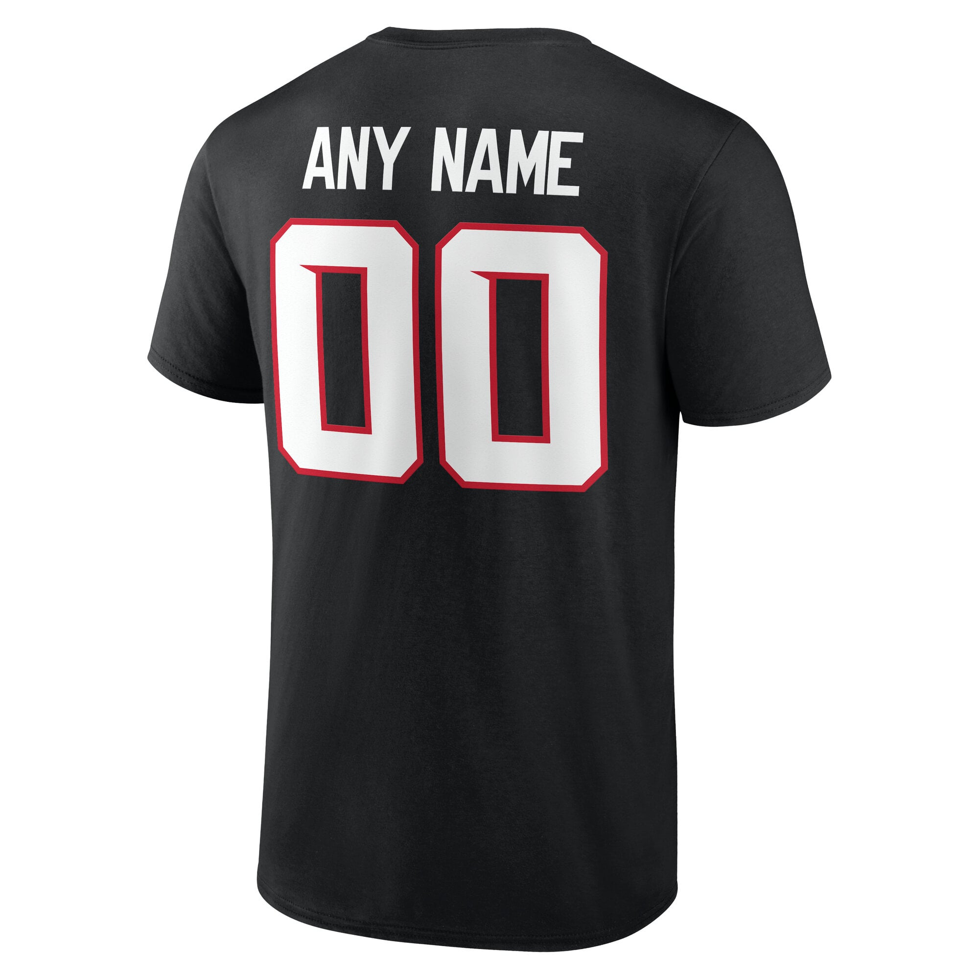 Men's Atlanta Falcons Team Authentic Personalized Name & Number T-Shirt