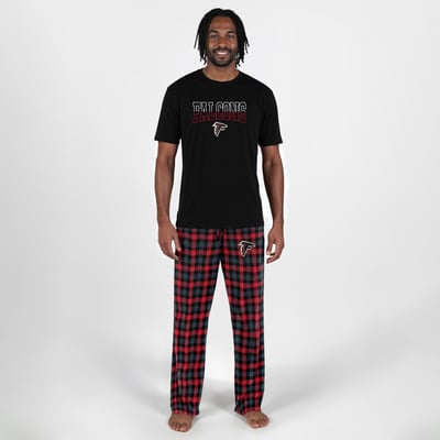 Atlanta Falcons Concepts Sport Highland Sleep Set - Black