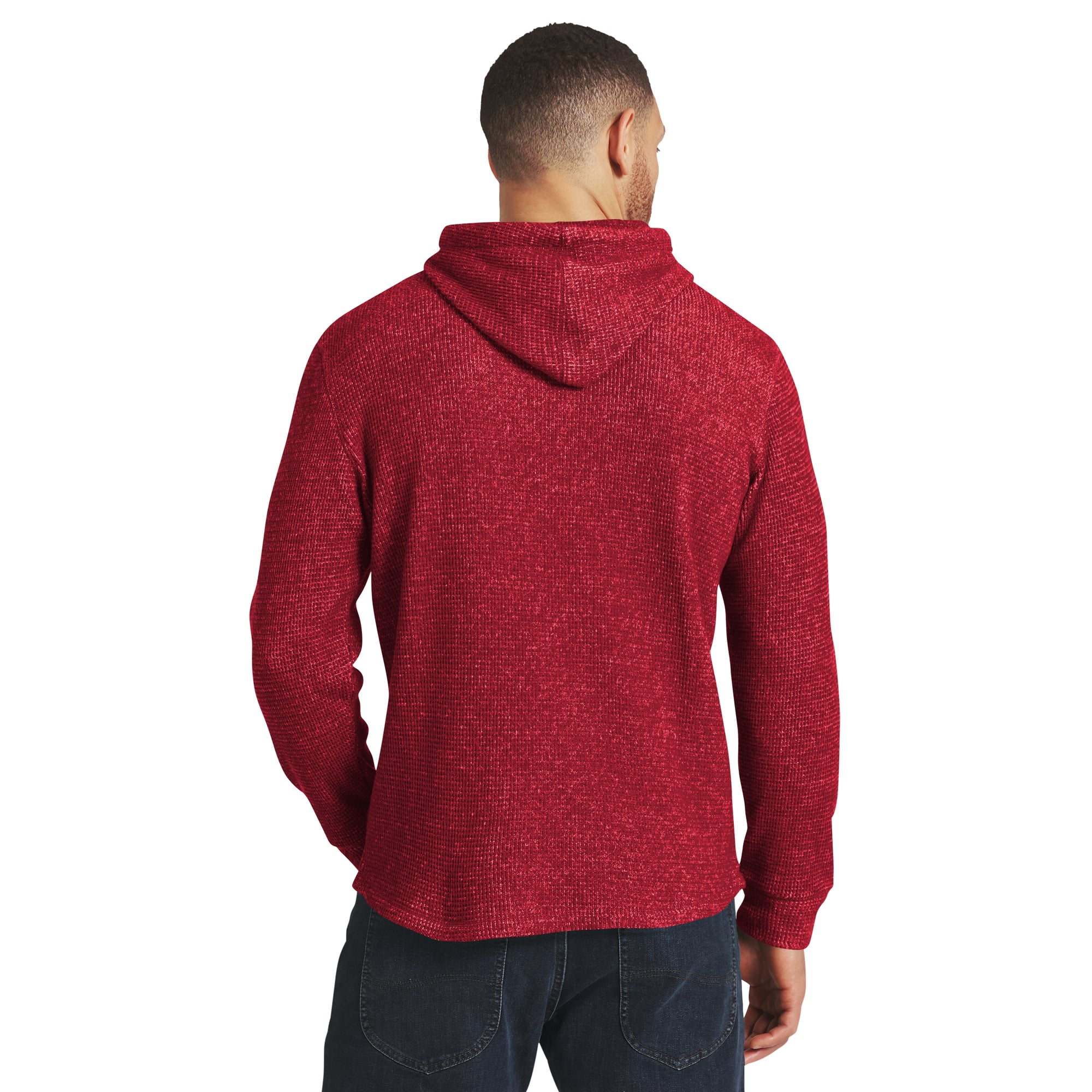 Collection Darius Rucker pour homme par Fanatics T-shirt à manches longues en maille gaufrée rouge Atlanta Falcons