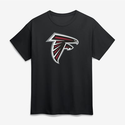 Atlanta Falcons Fanatics Primary Logo T-Shirt - Black