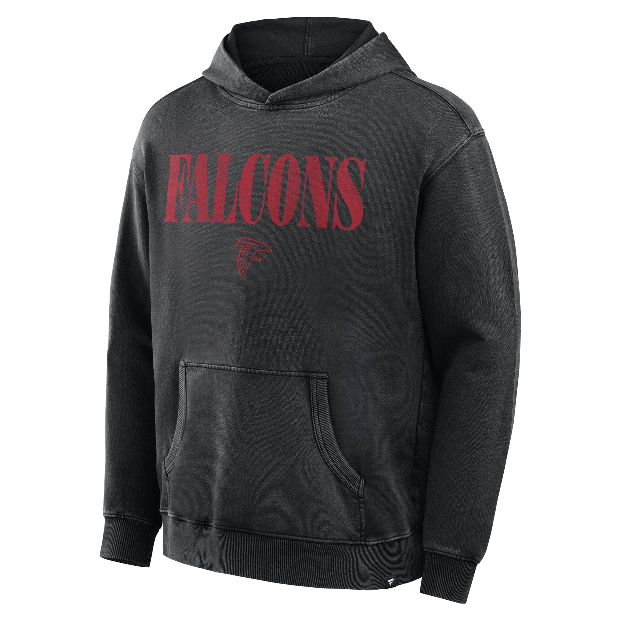 Men's Fanatics Black Atlanta Falcons Relaxed Intense Rivalry French Terry Hoodie