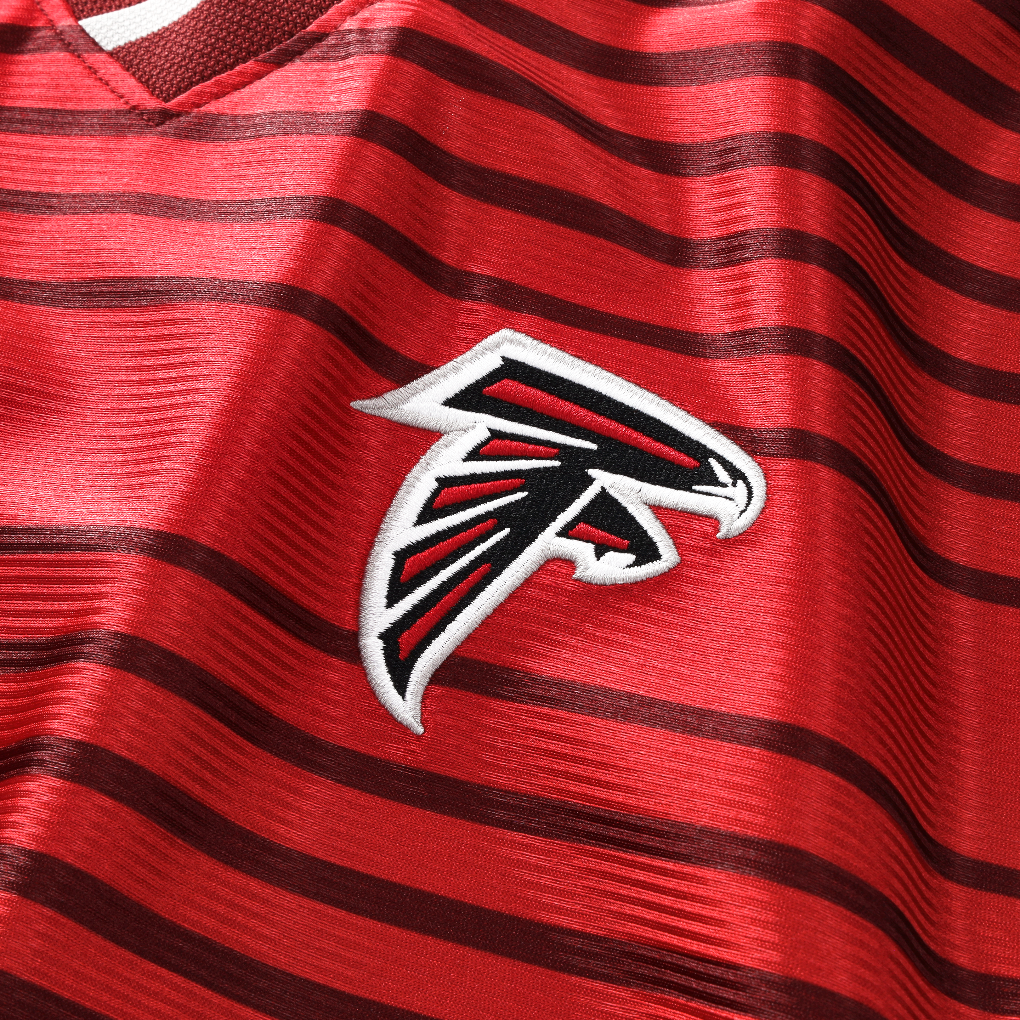 Men's Fanatics Red Atlanta Falcons Football x V-Neck Fan Top