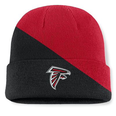 Atlanta Falcons Fanatics Tilt Cuffed Knit Hat - Red/Black
