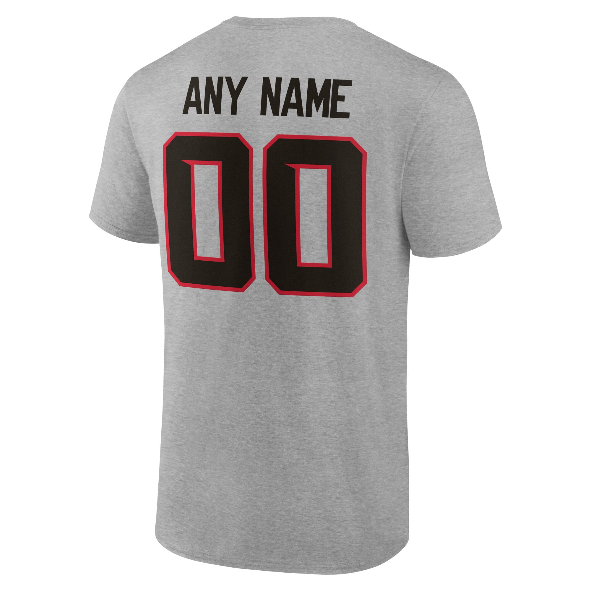 Men's Atlanta Falcons Team Authentic Personalized Name & Number T-Shirt