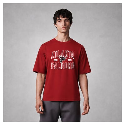 Atlanta Falcons Levelwear Luxe Moment Stronghold Knit T-Shirt - Red