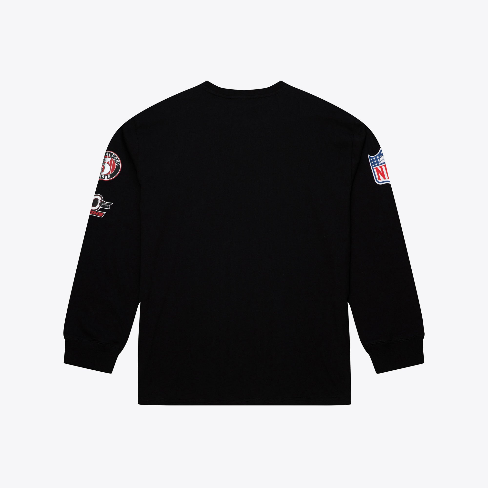 T-shirt à manches longues Mitchell & Ness noir pour homme, grandes tailles, Atlanta Falcons, camp d'entraînement