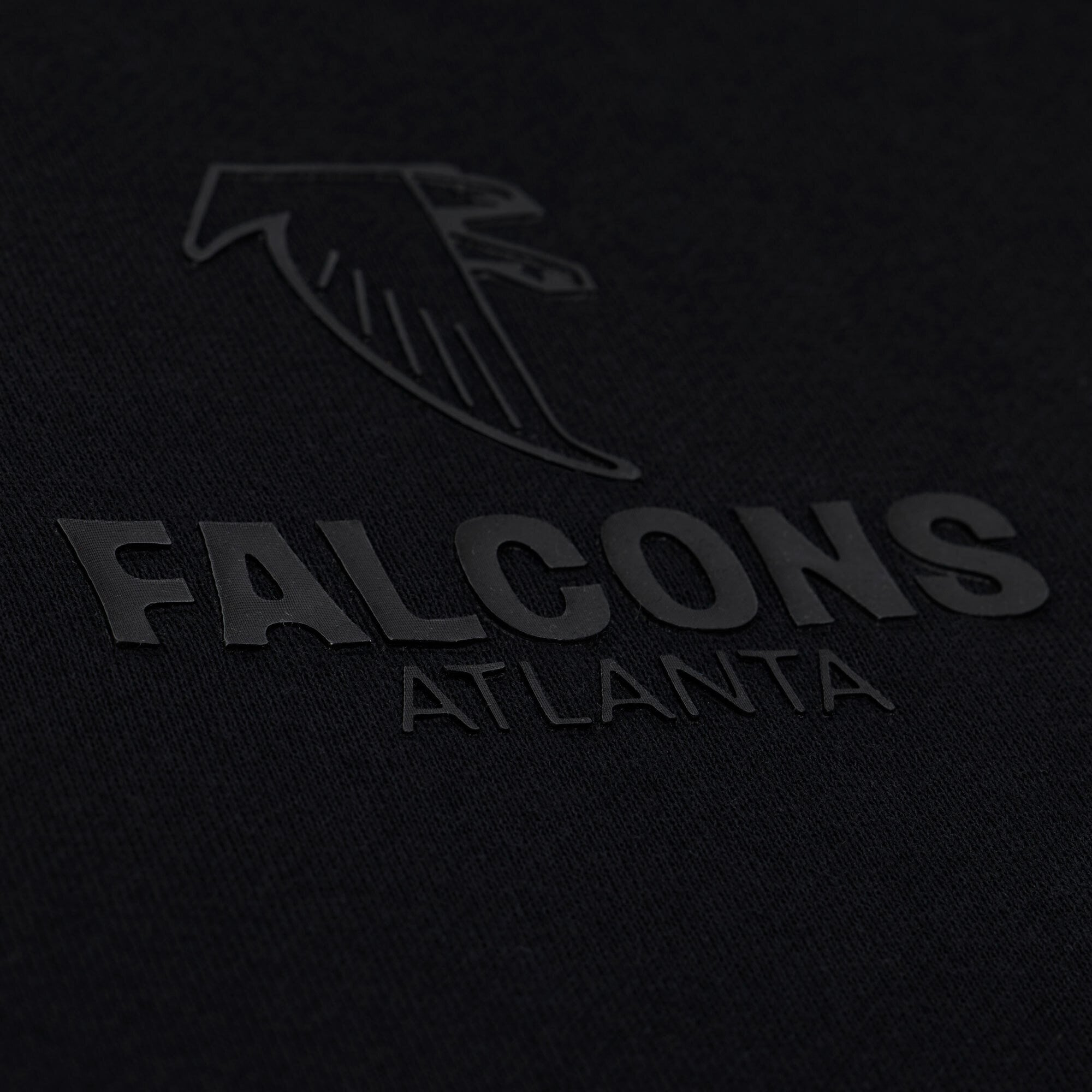 Sweat-shirt en polaire Mitchell & Ness Core Essentials Micro Logo Noir Atlanta Falcons pour homme