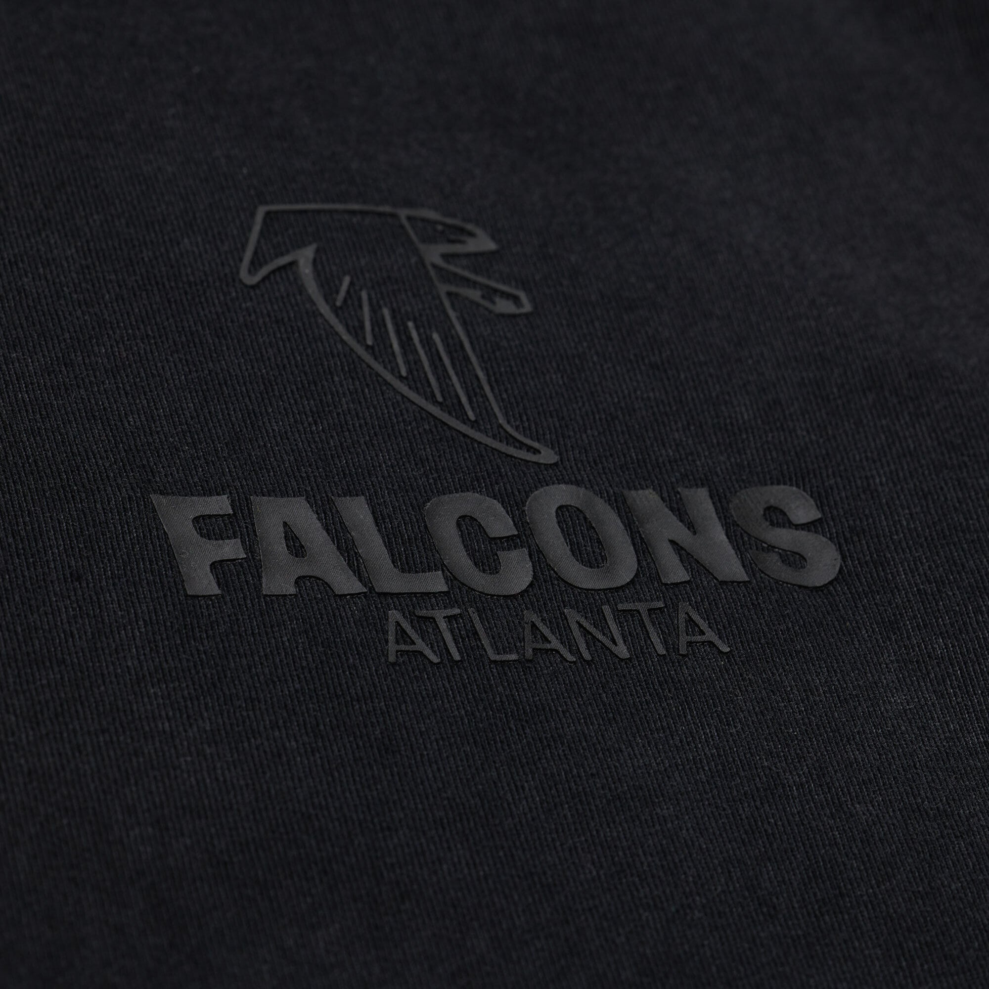 Men's Mitchell & Ness Black Atlanta Falcons Core Essentials Micro Logo T-Shirt