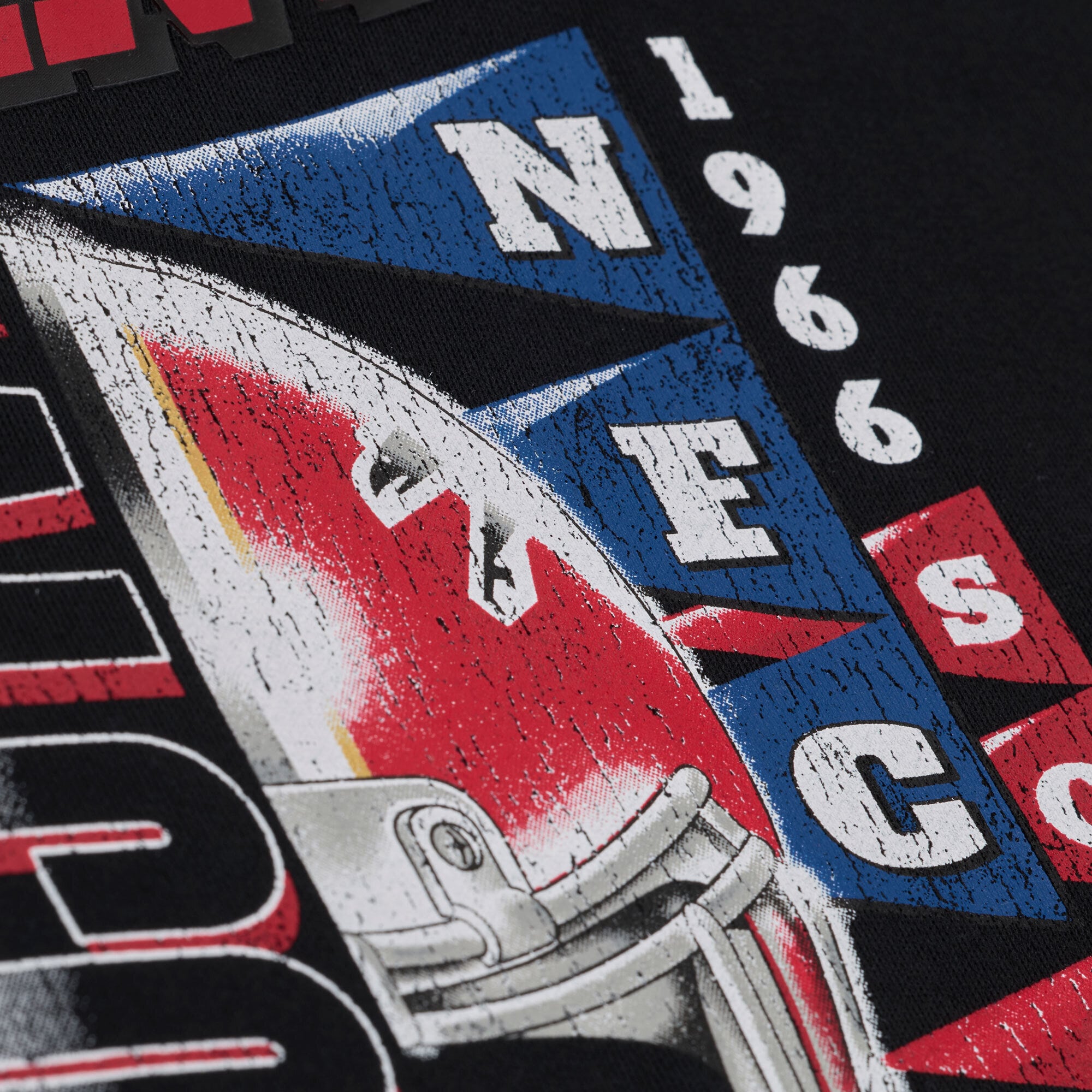 Sweat à capuche en polaire graphique noir Mitchell & Ness Atlanta Falcons Core Essentials Street pour homme