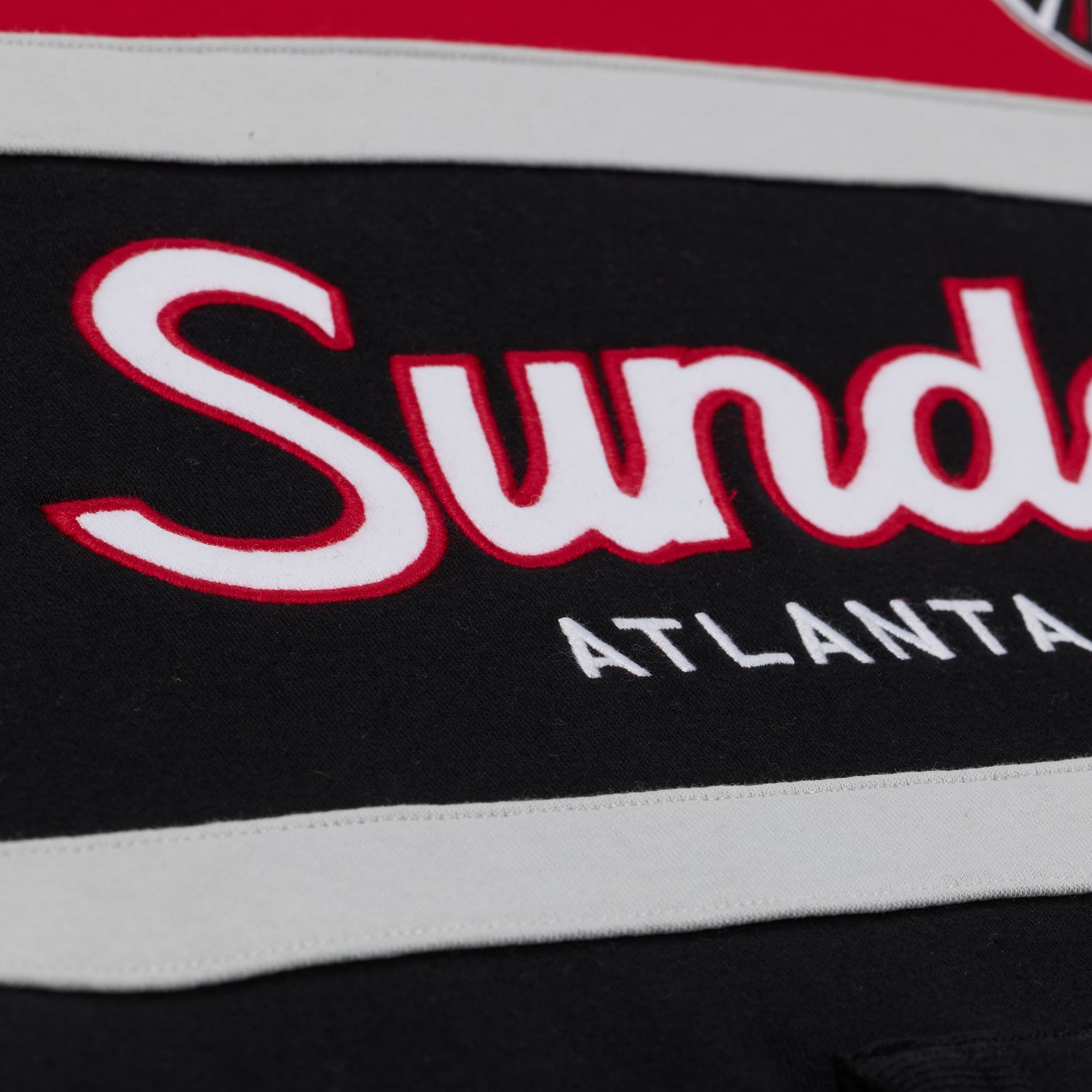 Men's Mitchell & Ness Black Atlanta Falcons Sundays Head Coach Hoodie