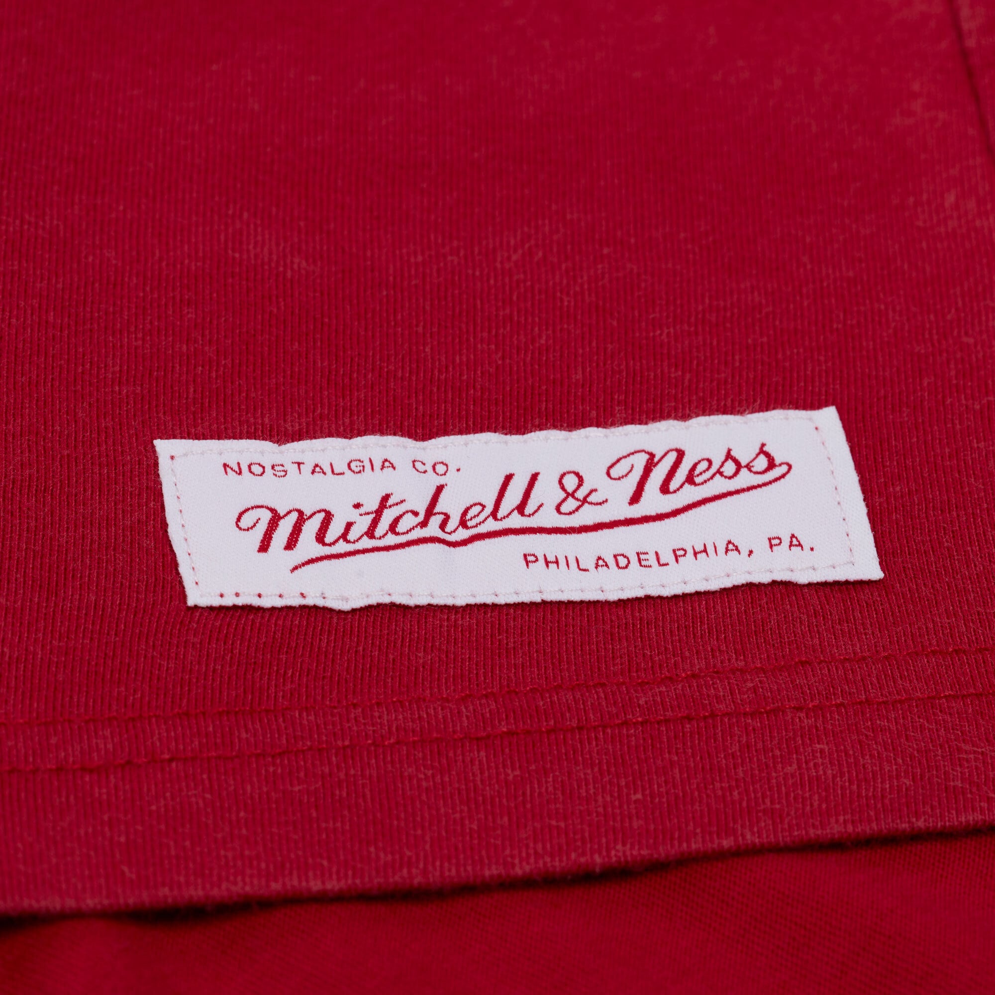 Men's Mitchell & Ness Red Atlanta Falcons Core Essentials Micro Logo T-Shirt