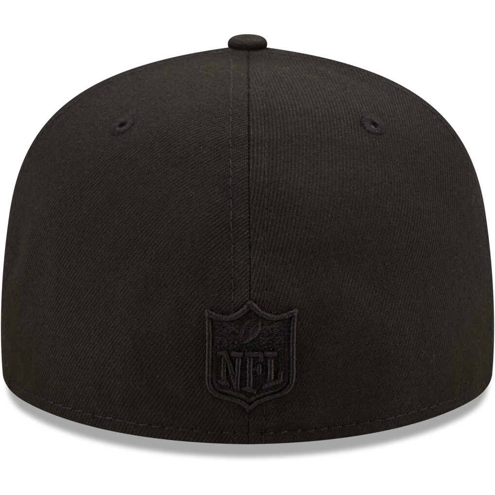 Atlanta Falcons New Era Team Black on Black Alternate 59FIFTY Fitted Hat