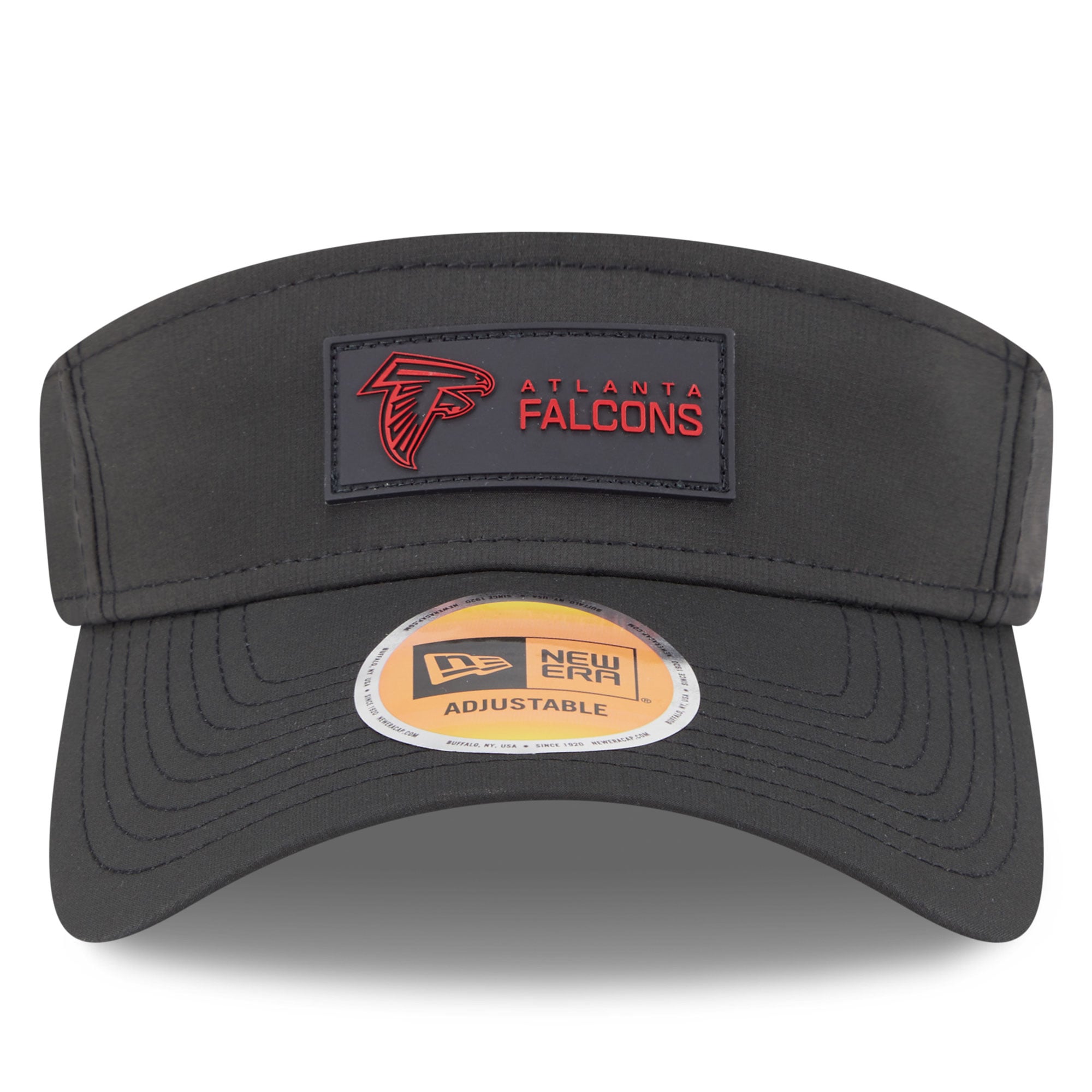 Visière noire New Era pour homme, modèle Atlanta Falcons 2025