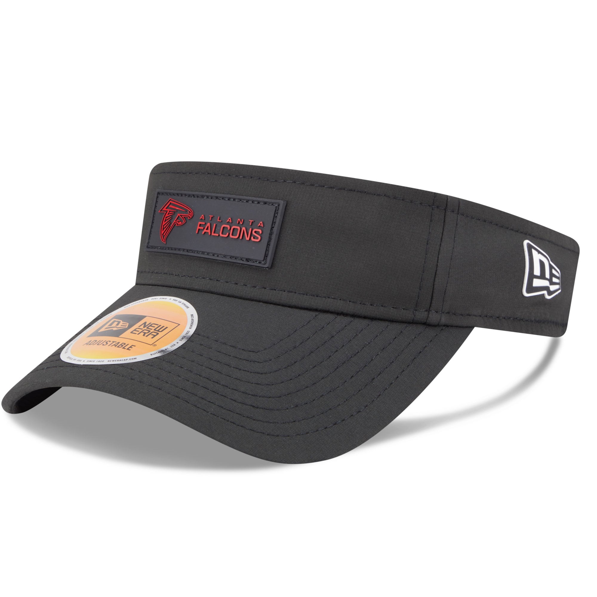 Visière noire New Era pour homme, modèle Atlanta Falcons 2025