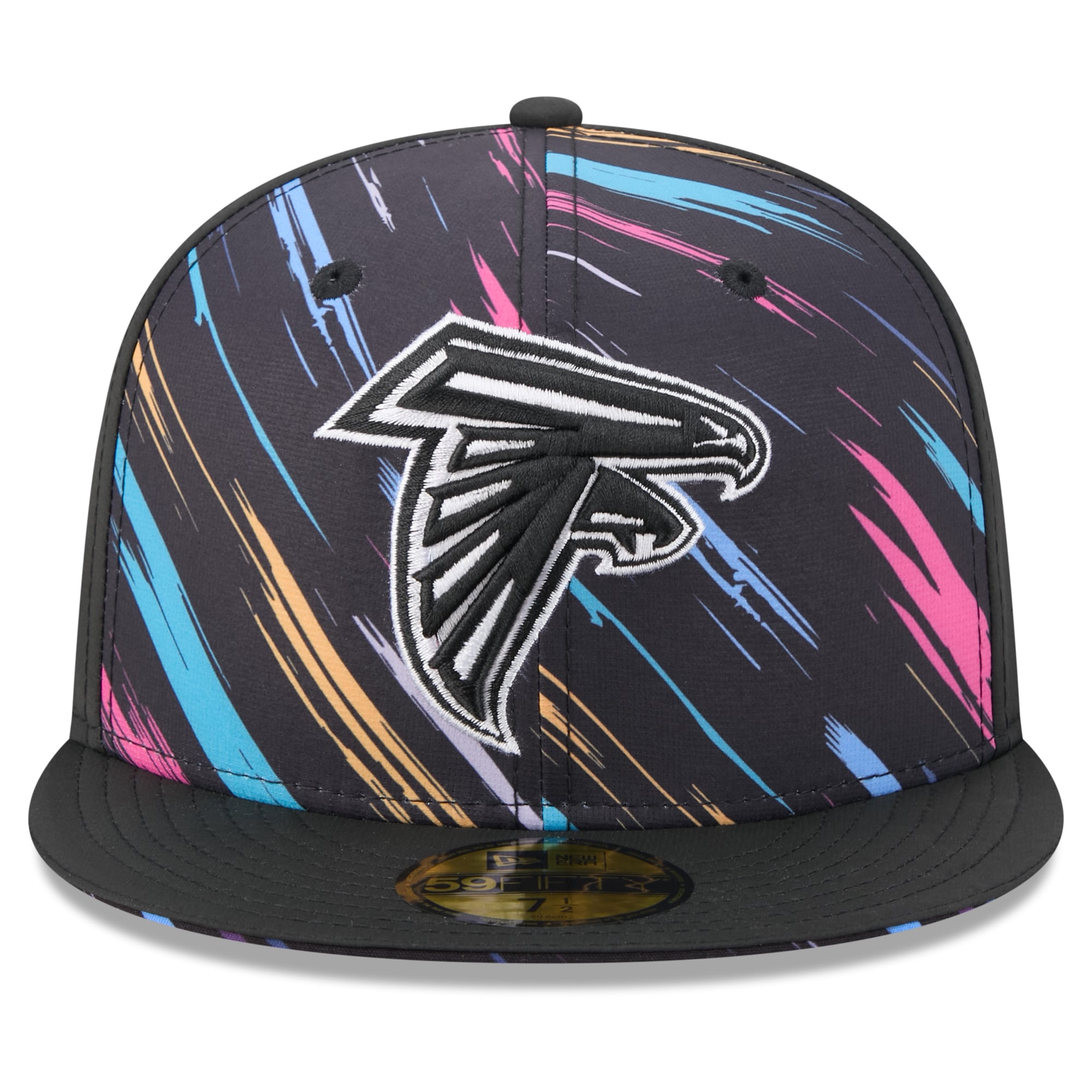 Men's New Era Black Atlanta Falcons 2026 NFL Crucial Catch 59FIFTY Fitted Hat