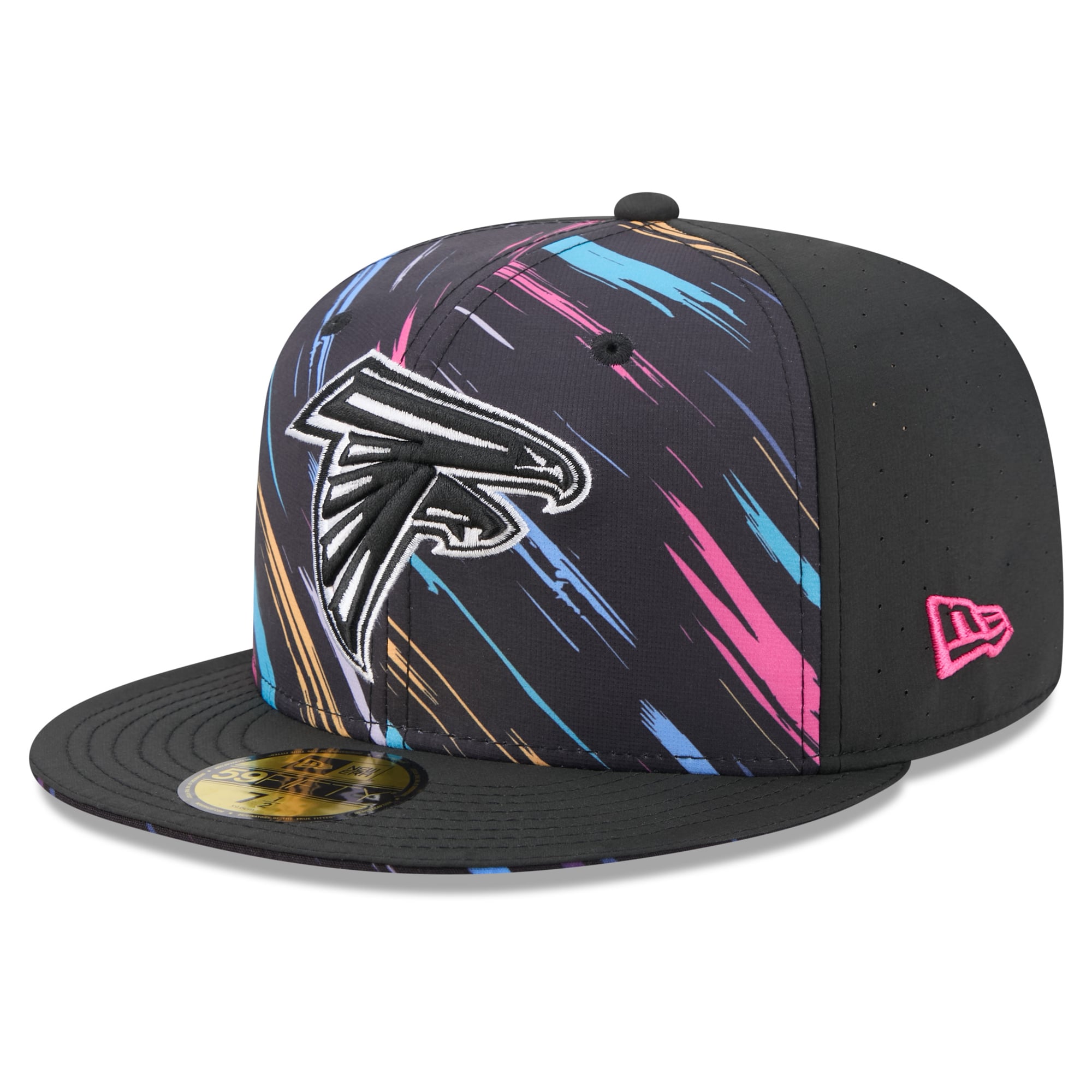 Men's New Era Black Atlanta Falcons 2026 NFL Crucial Catch 59FIFTY Fitted Hat