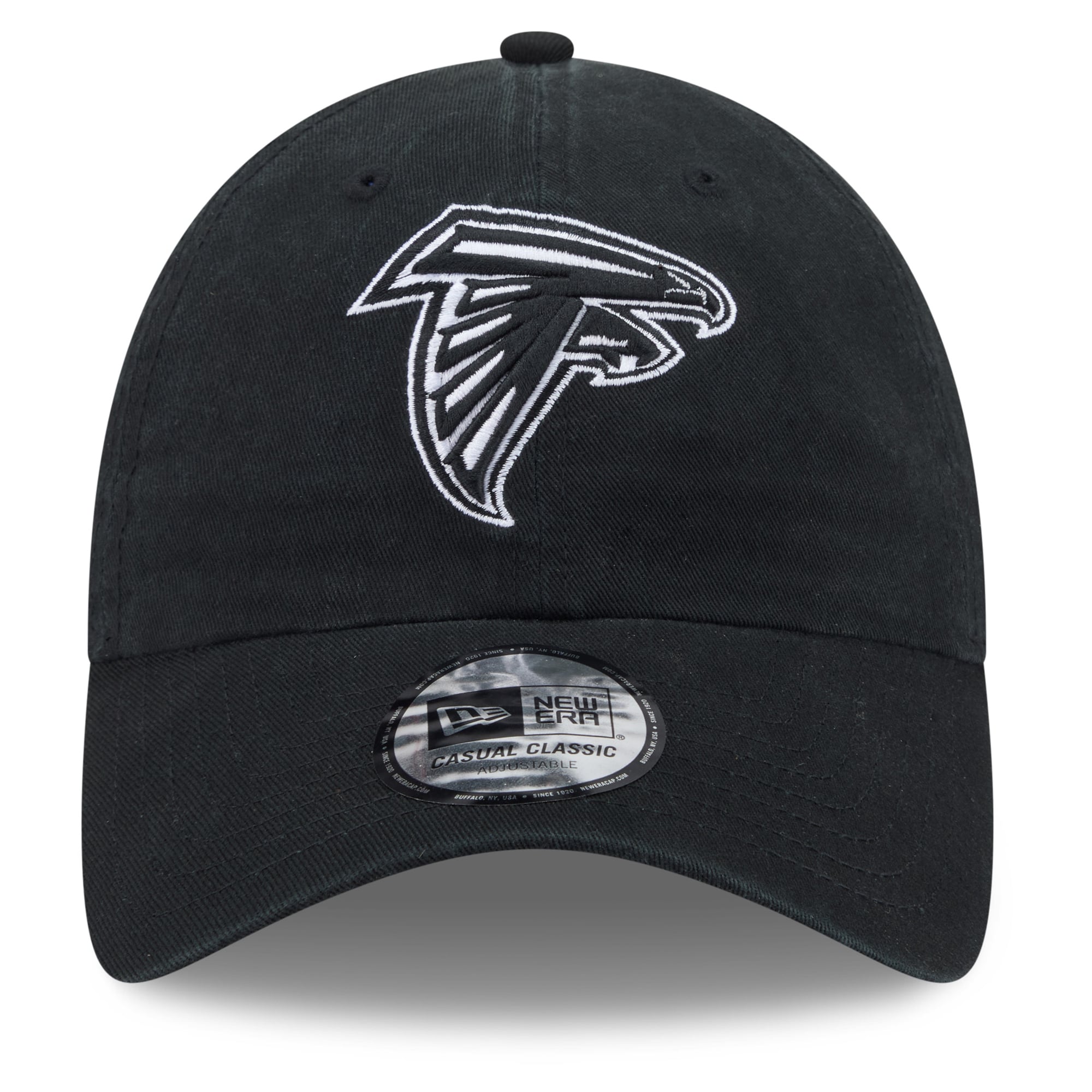 Men's New Era Black Atlanta Falcons 2026 NFL Crucial Catch Casual Classic Adjustable Hat