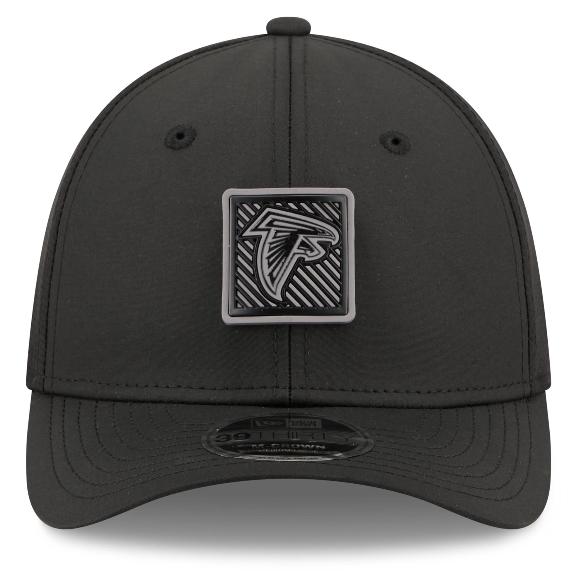 Men's New Era Black Atlanta Falcons 2026 NFL Training Camp 39THIRTY Flex Hat