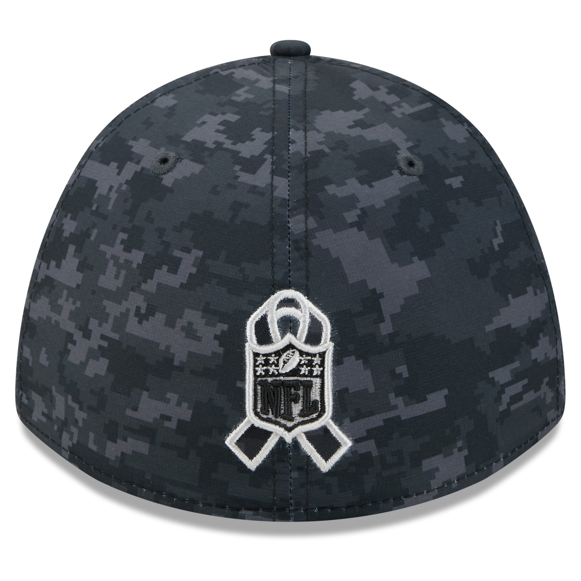 Men's New Era Black Atlanta Falcons 2026 Salute To Service 39THIRTY M-Crown Stretch Hat