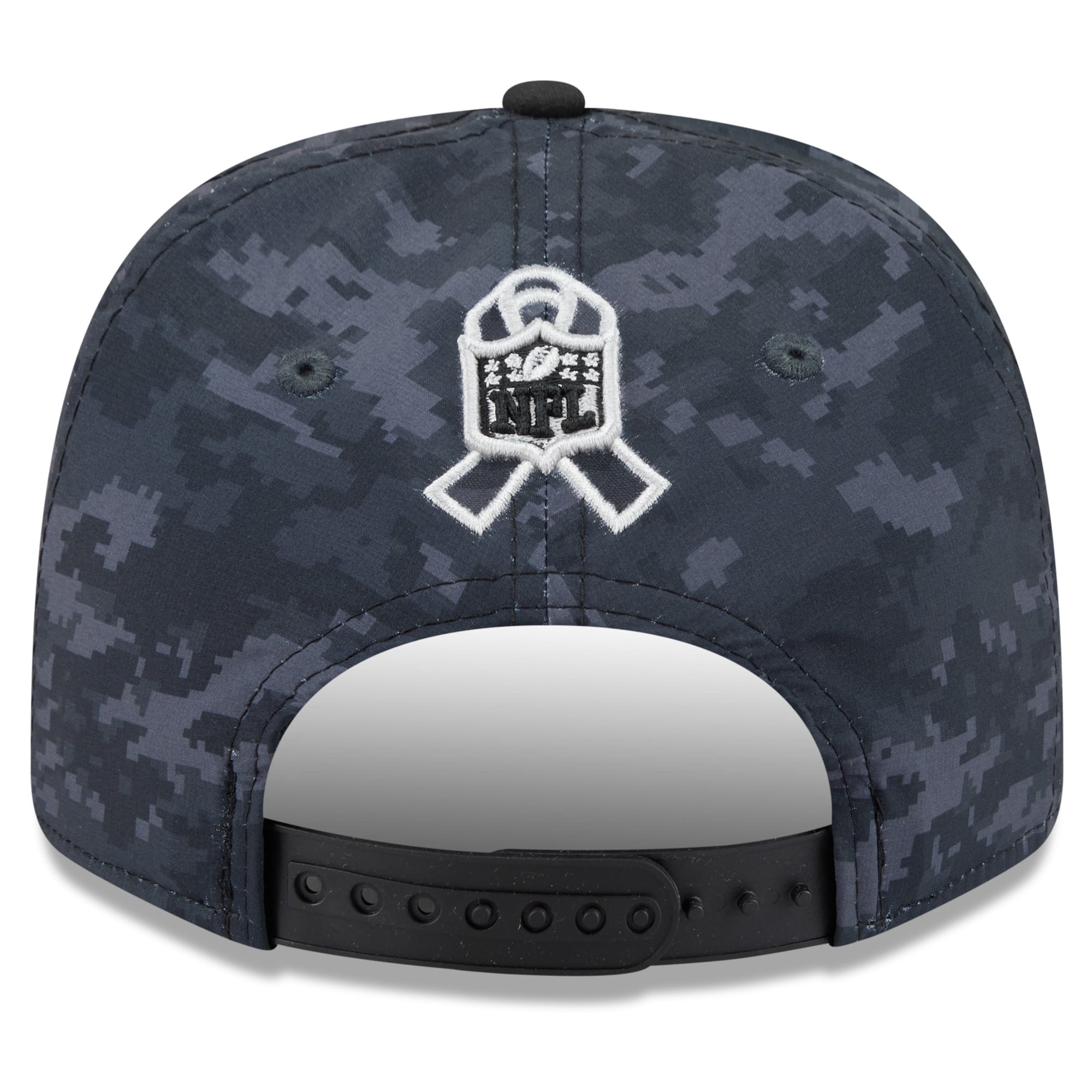 Casquette ajustable New Era Atlanta Falcons 2026 Salute To Service 9SEVENTY noire pour homme
