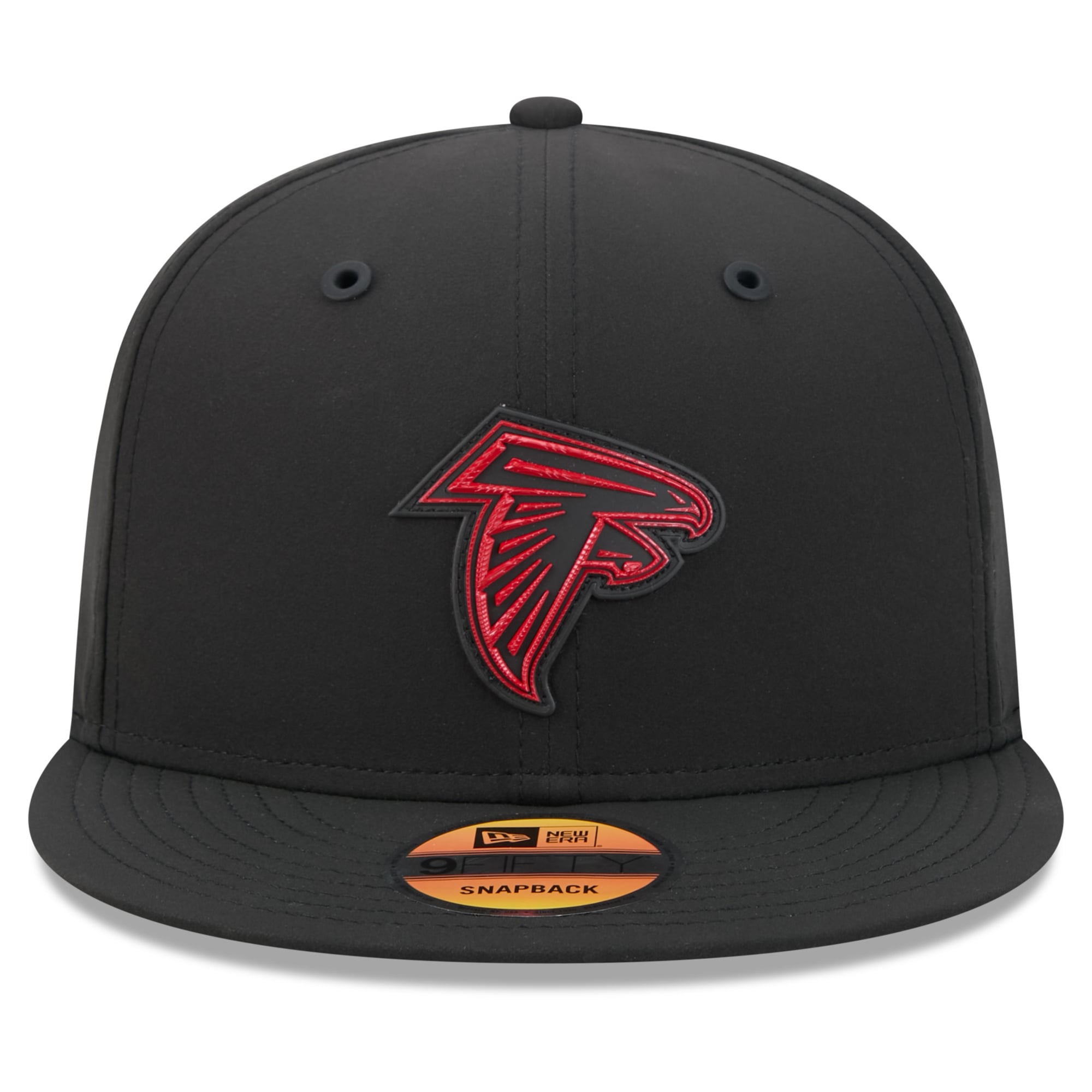 Casquette snapback New Era noire Atlanta Falcons 2026 Sideline 9FIFTY pour homme