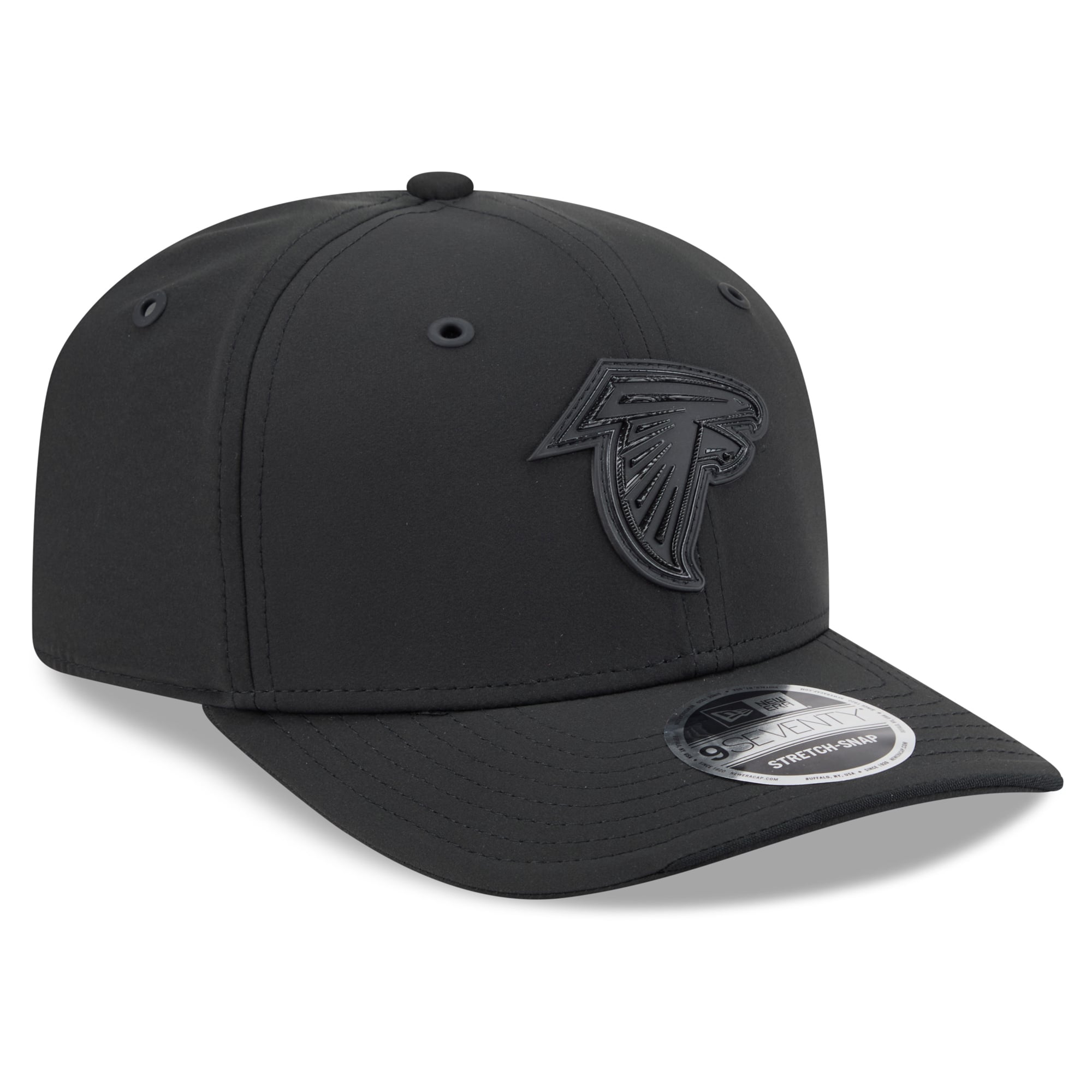 Men's New Era Black Atlanta Falcons 2026 Sideline 9SEVENTY Adjustable Hat