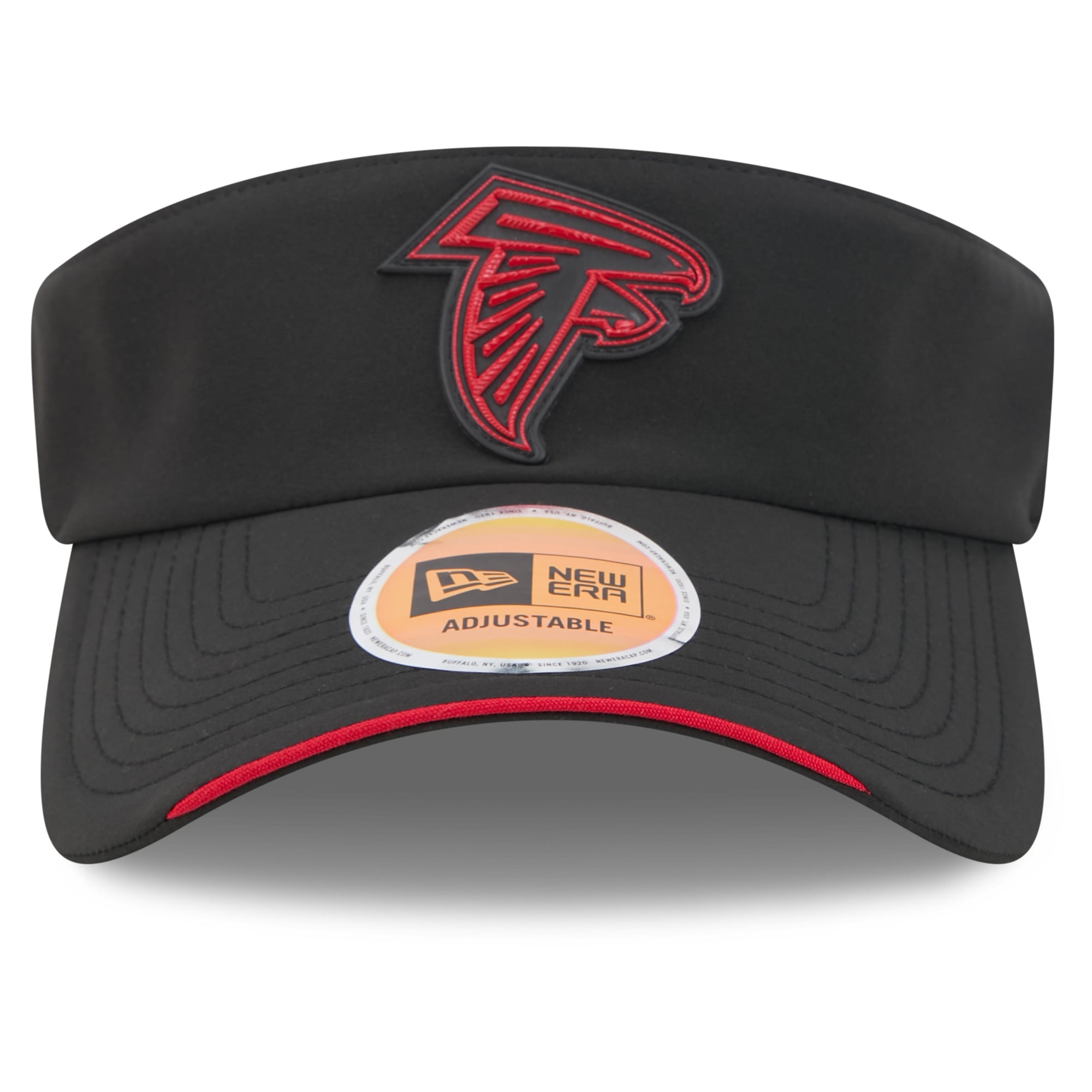 Men's New Era Black Atlanta Falcons 2026 Sideline Adjustable Visor