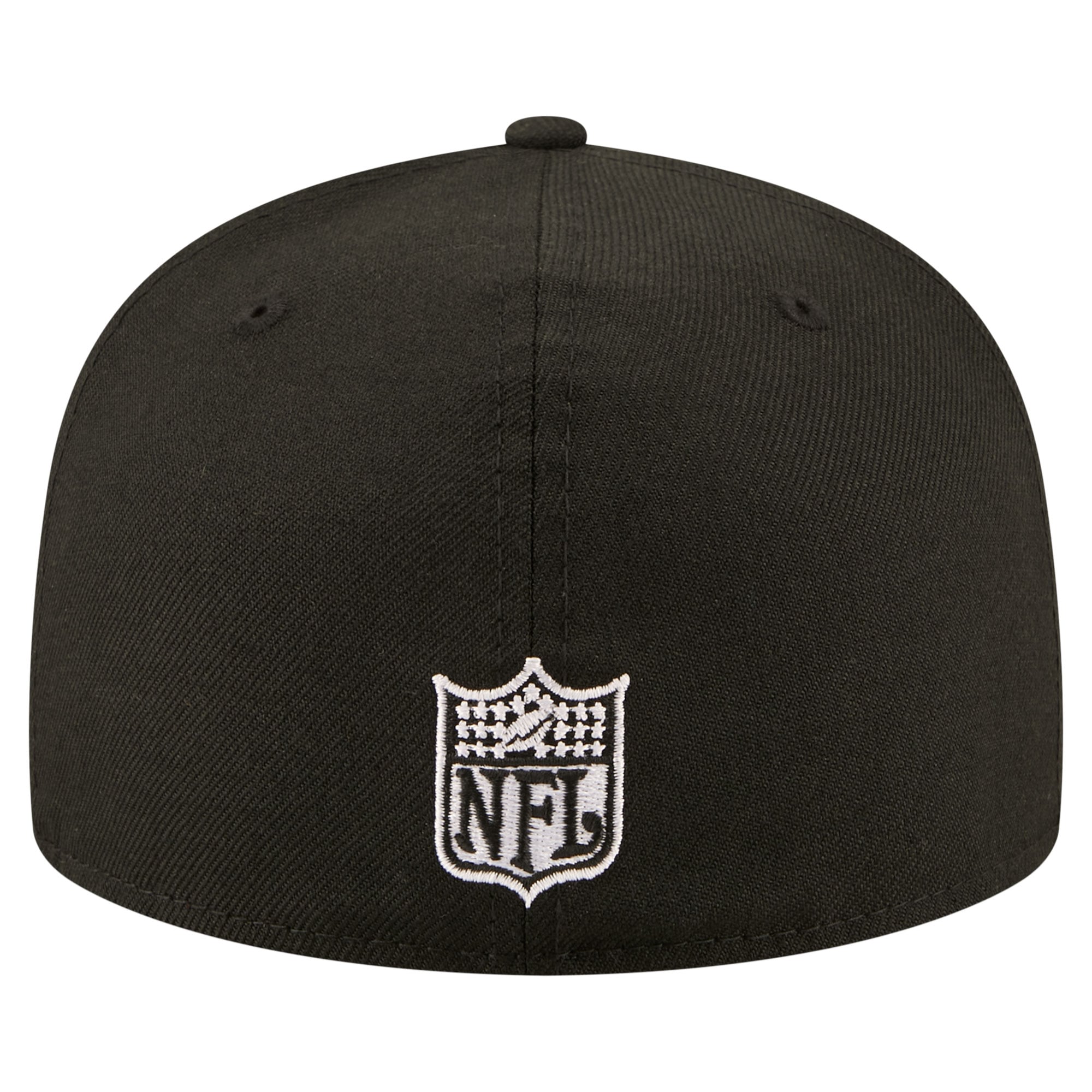 Casquette ajustée New Era Atlanta Falcons 59FIFTY noire pour homme