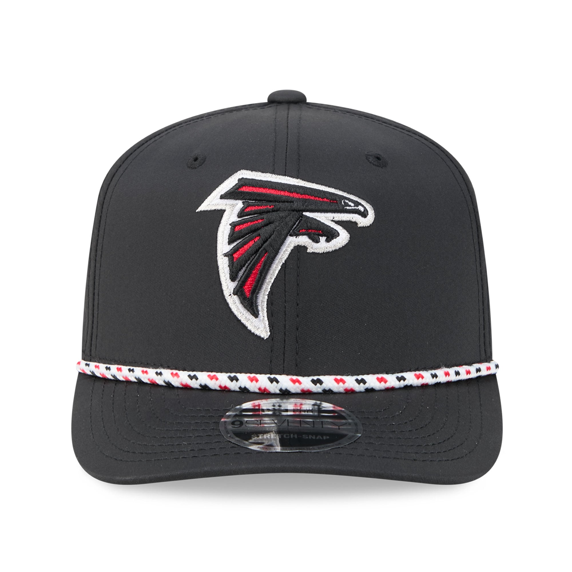 Men's New Era Black Atlanta Falcons 9SEVENTY Adjustable Hat