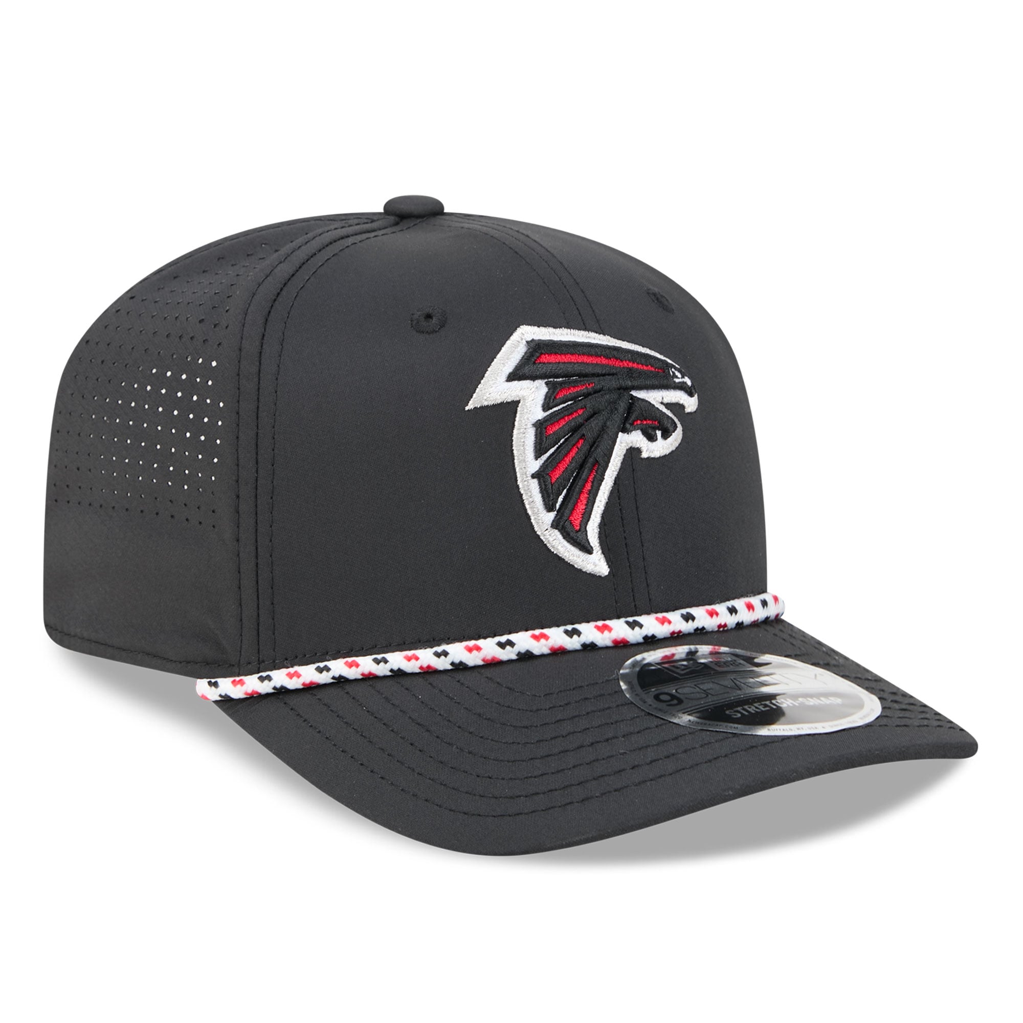 Men's New Era Black Atlanta Falcons 9SEVENTY Adjustable Hat