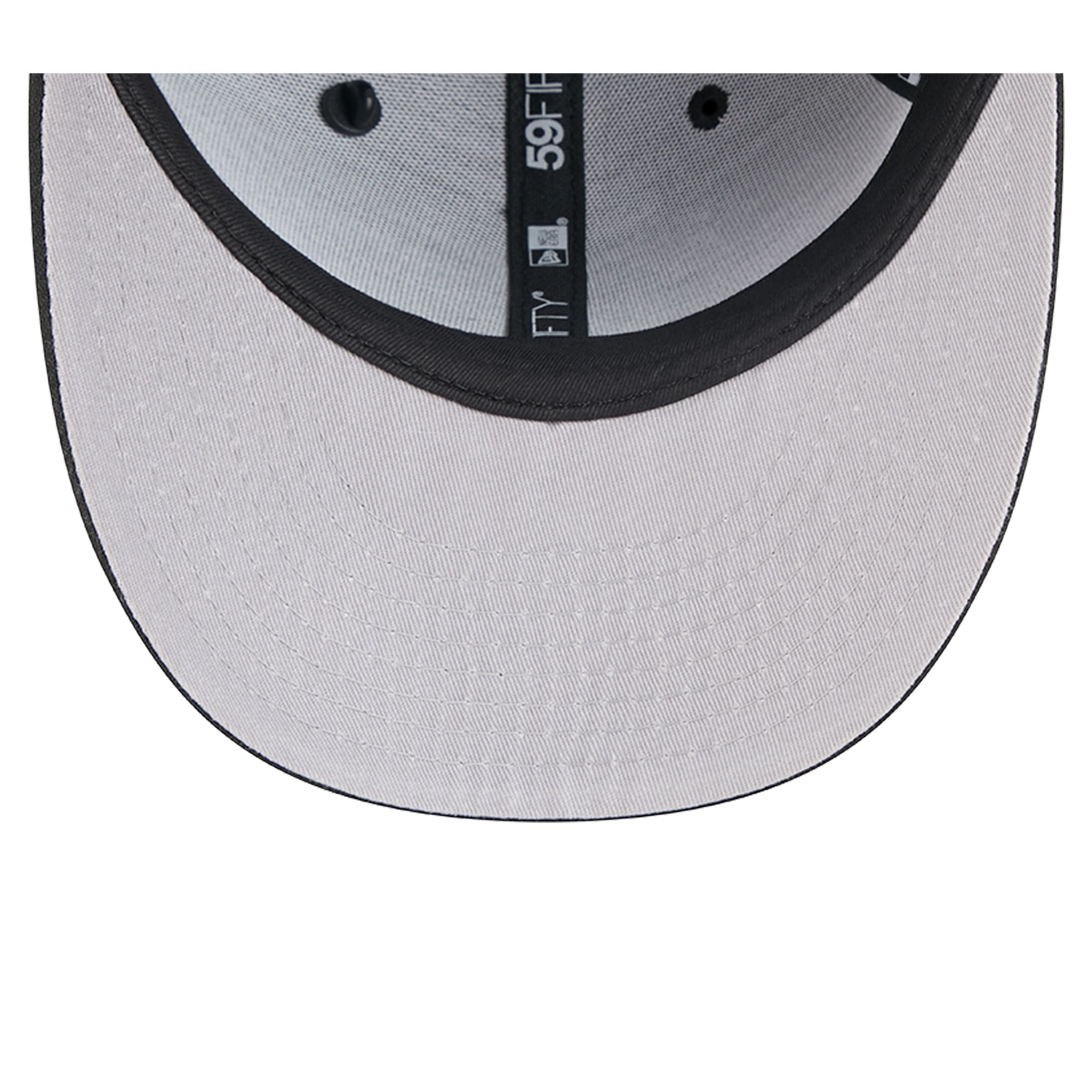 Casquette ajustée New Era 59FIFTY noire pour homme, avec pin 's Atlanta Falcons.