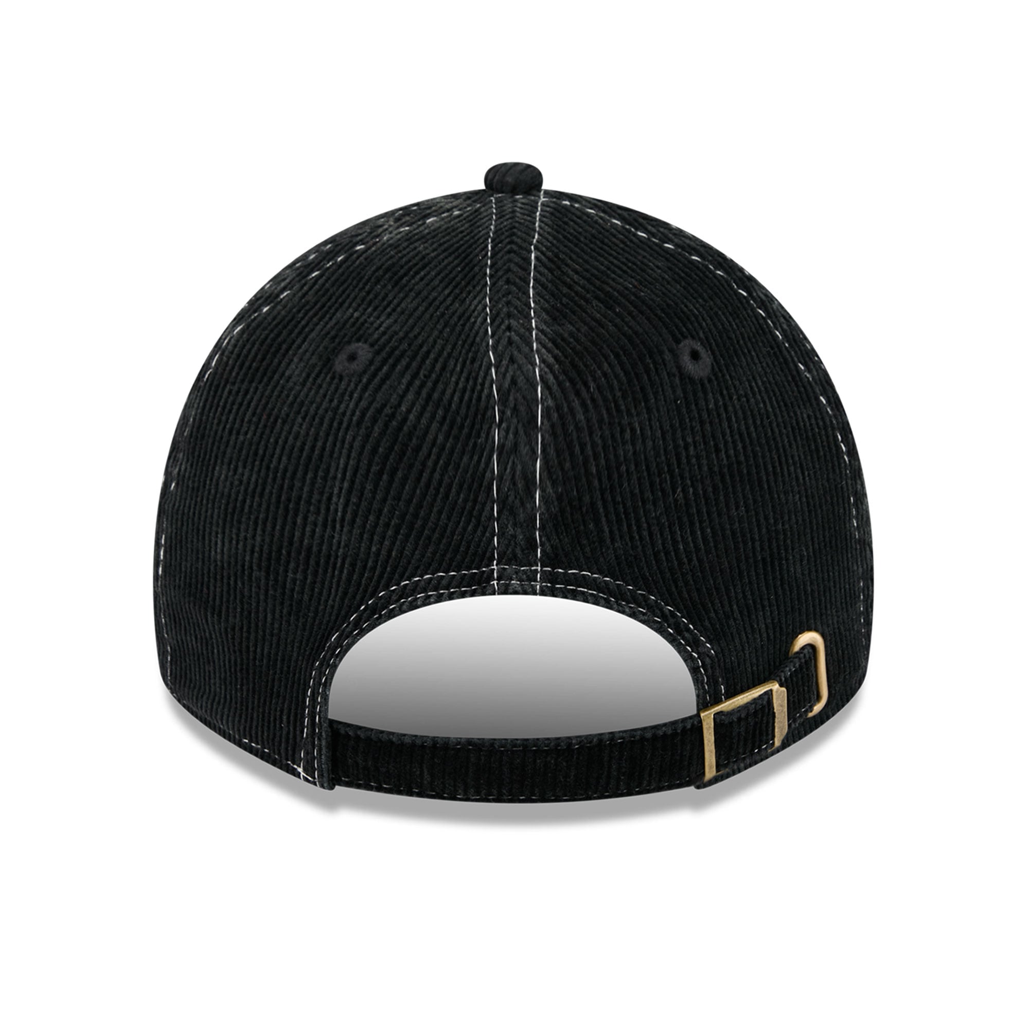 Casquette New Era noire pour homme, Atlanta Falcons, en velours côtelé, style classique décontracté et ajustable