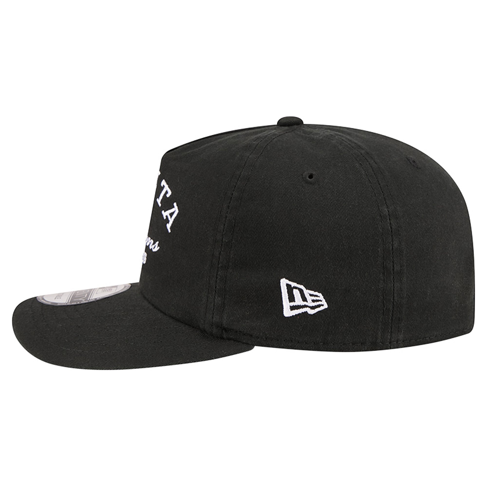 Men's New Era Black Atlanta Falcons Stacked 19TWENTY Adjustable Hat