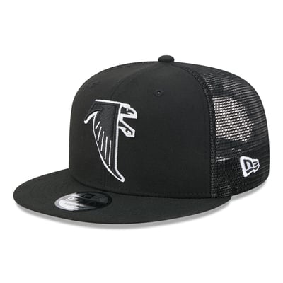Atlanta Falcons New Era 9FIFTY Snapback Trucker Hat - Black/White