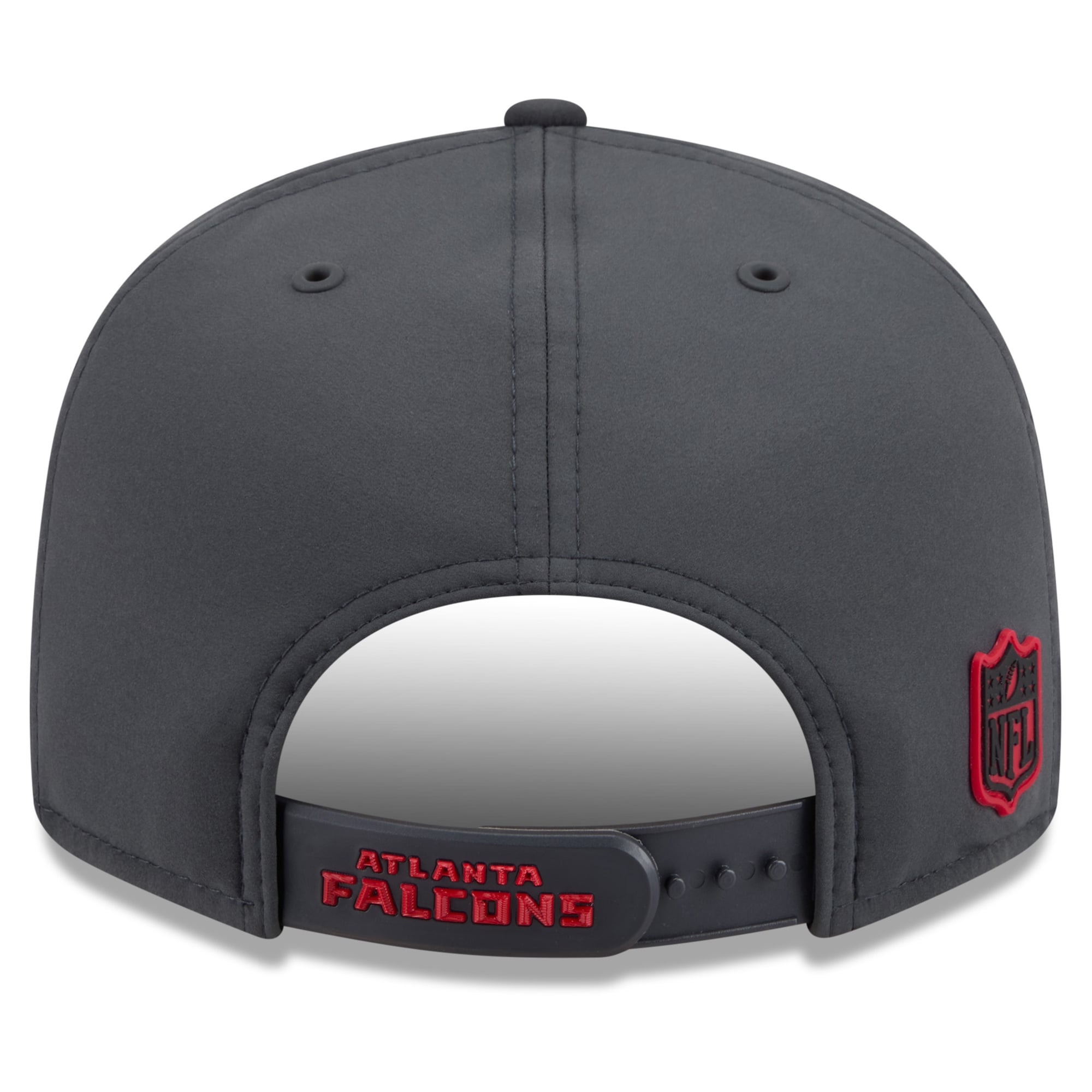 Casquette snapback New Era Atlanta Falcons 2026 Sideline pour homme, couleur anthracite, modèle 9FIFTY, idéale pour les temps froids.