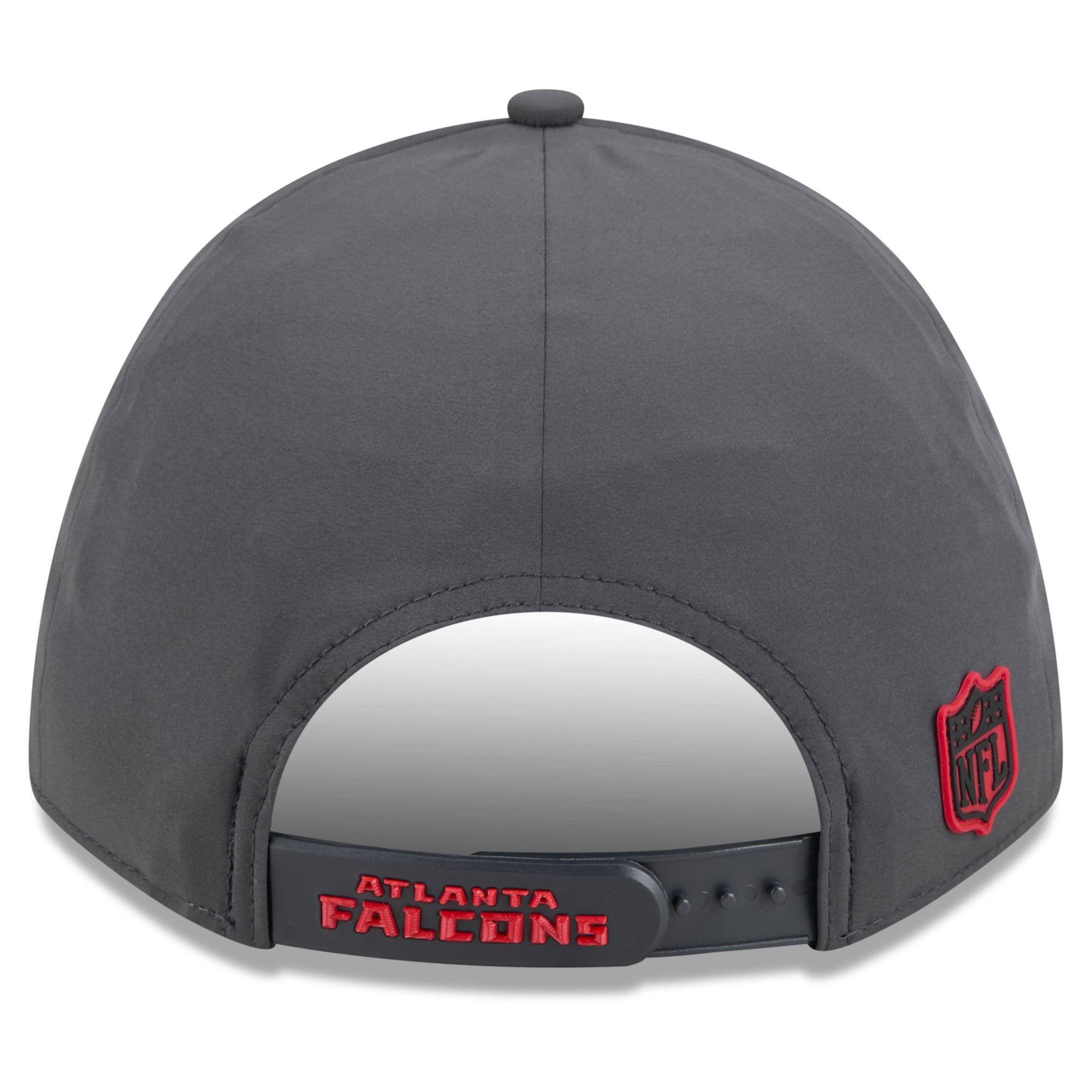 Casquette ajustable New Era Atlanta Falcons 2026 Sideline pour homme, couleur anthracite, modèle 9FORTY M-Crown