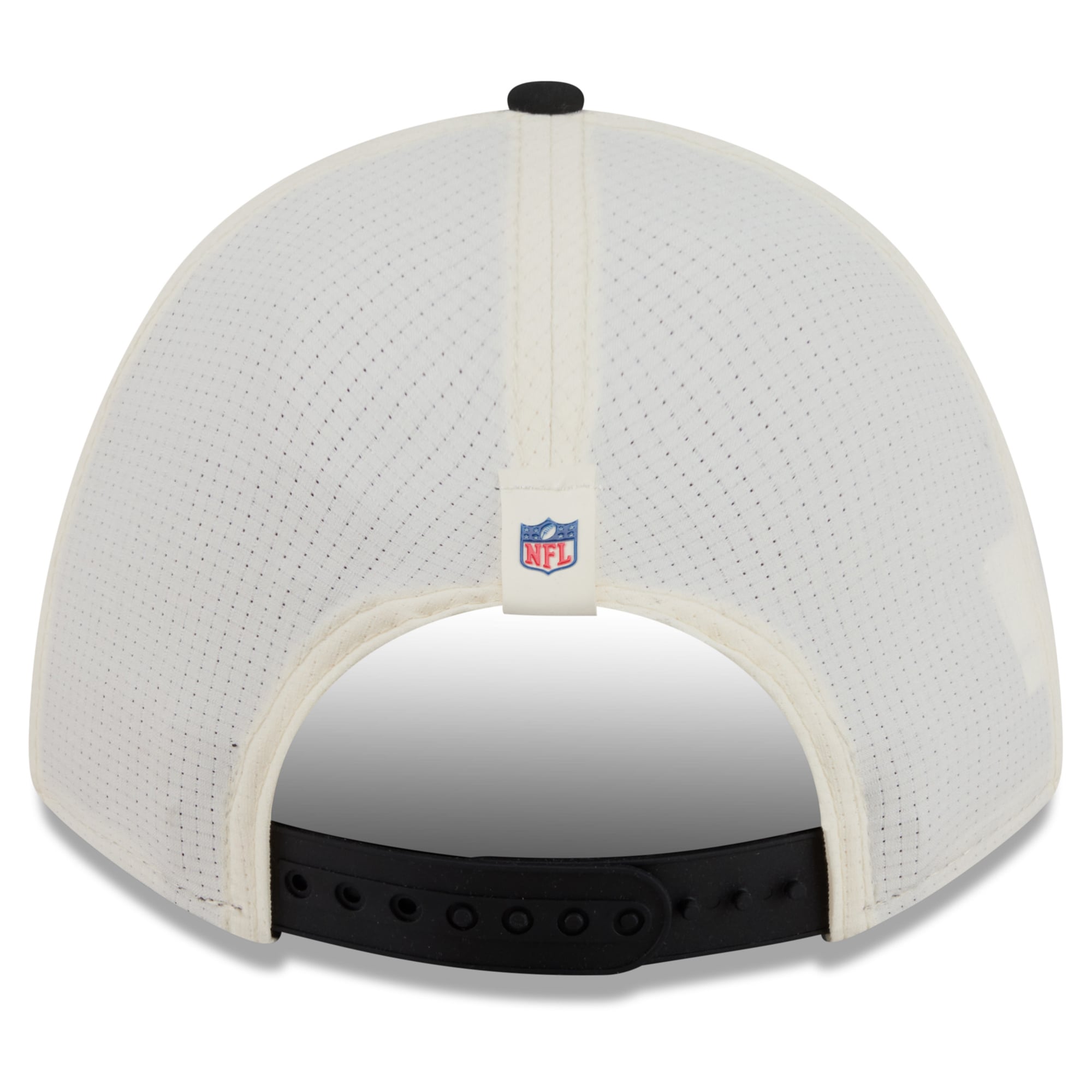 Men's New Era Cream/Black Atlanta Falcons 2026 NFL Training Camp 9FORTY Adjustable Hat