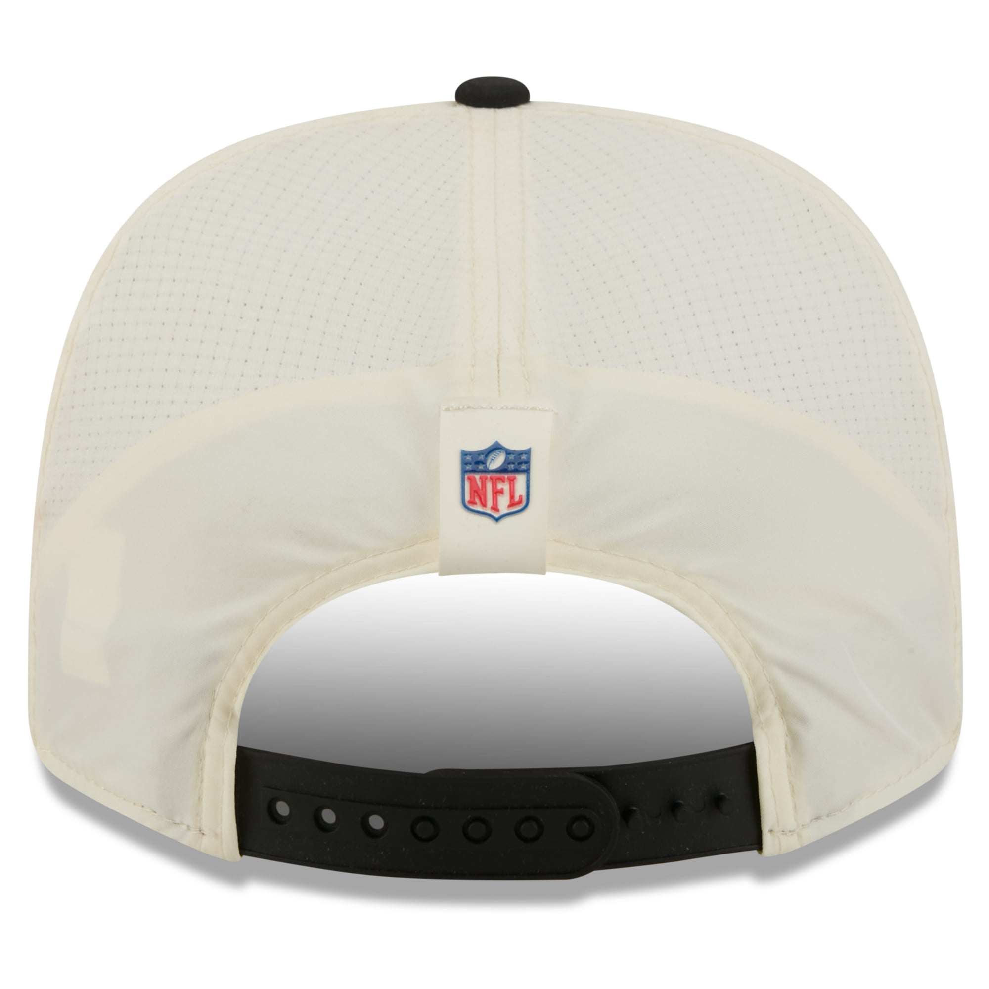 Men's New Era  Cream/Black Atlanta Falcons 2026 NFL Training Camp 9SEVENTY Adjustable Hat