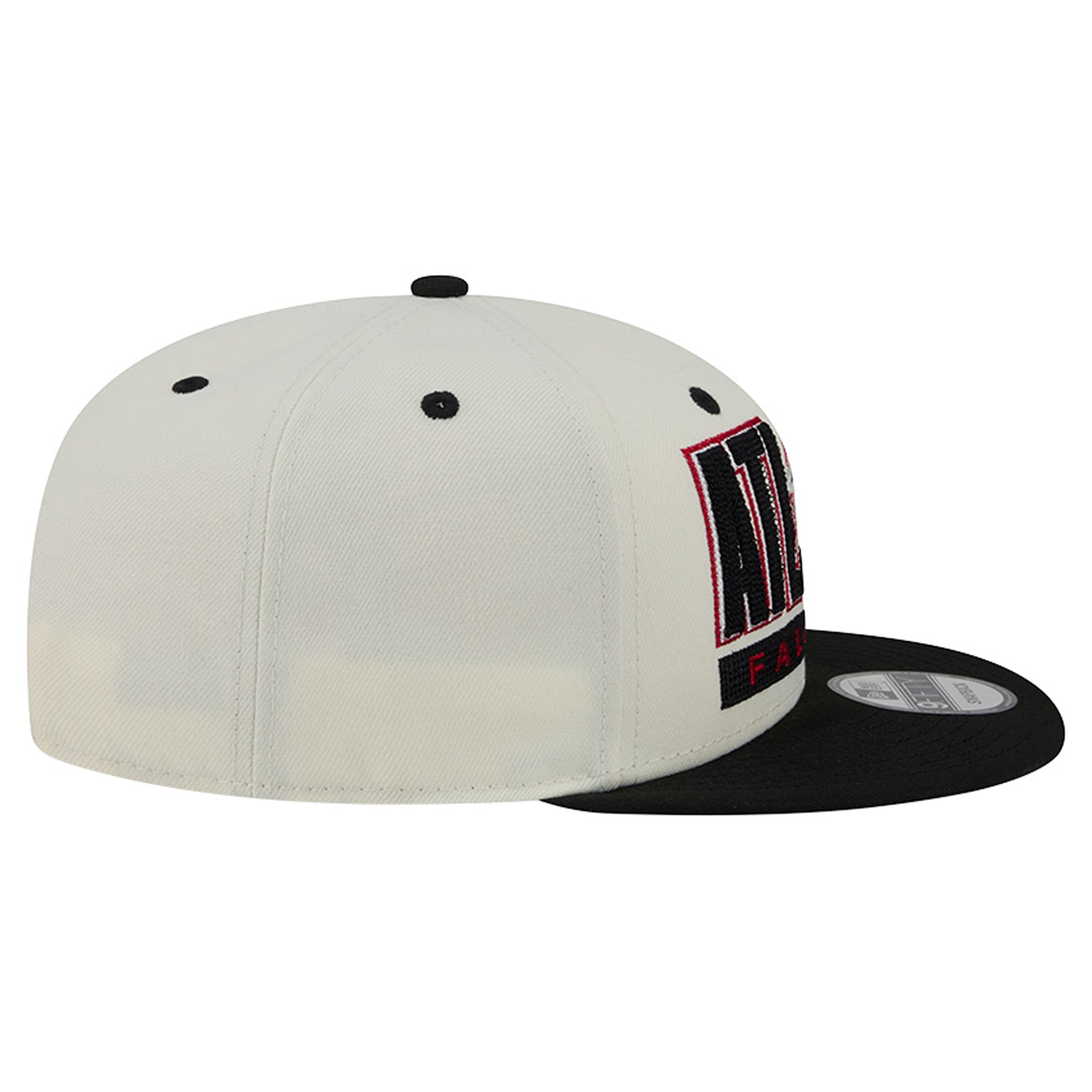Casquette snapback New Era Classic 9FIFTY crème/noire pour homme, Atlanta Falcons