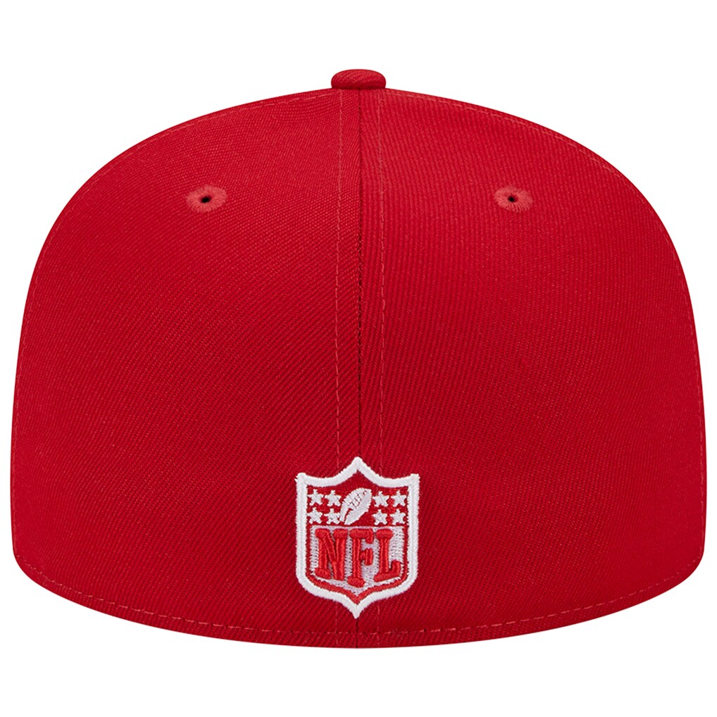 Atlanta Falcons New Era 1994 Hawaii Pro Bowl Main Patch 59FIFTY Fitted Hat - Scarlet