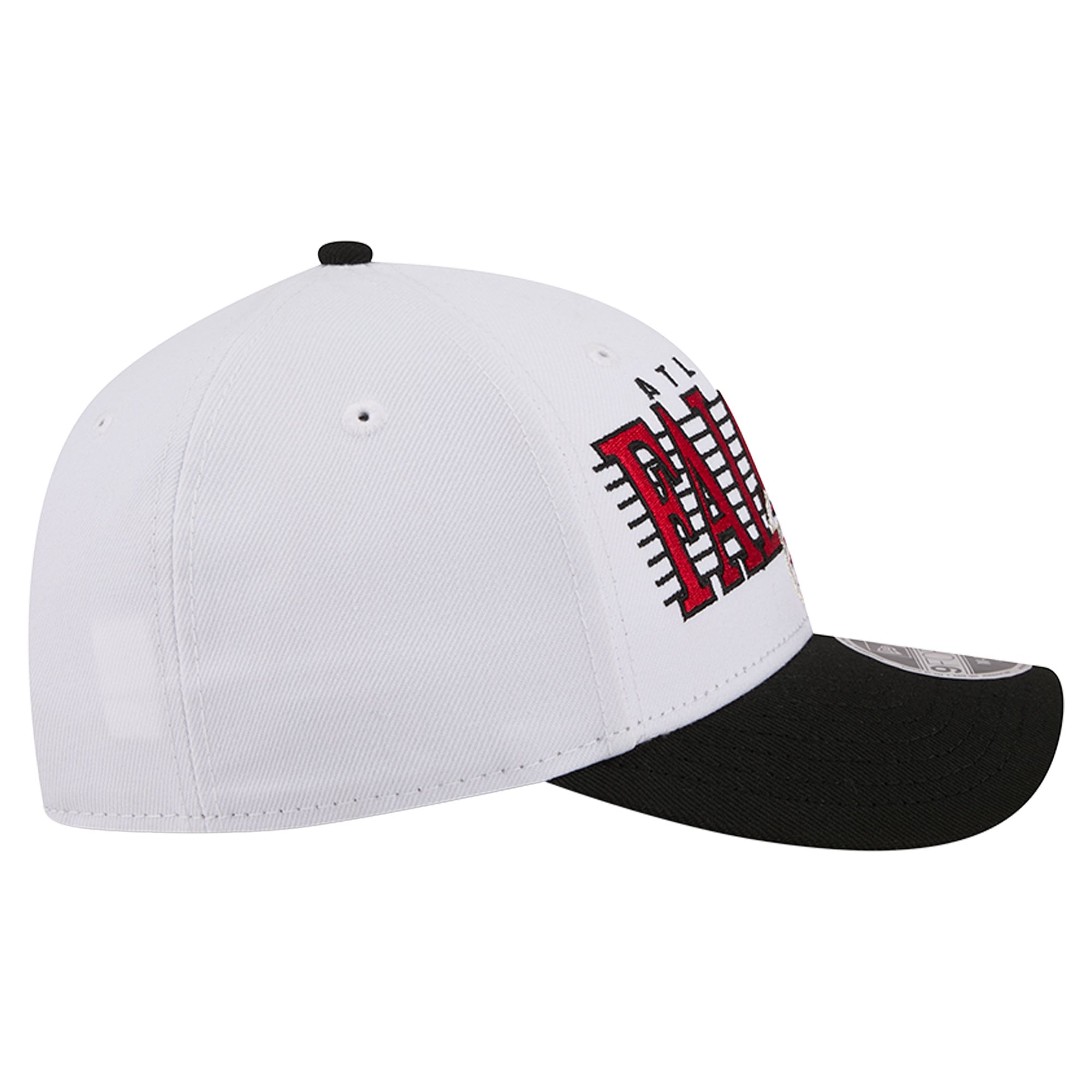 Casquette ajustable New Era blanche et noire Atlanta Falcons Loyal 9FORTY M-Crown pour homme