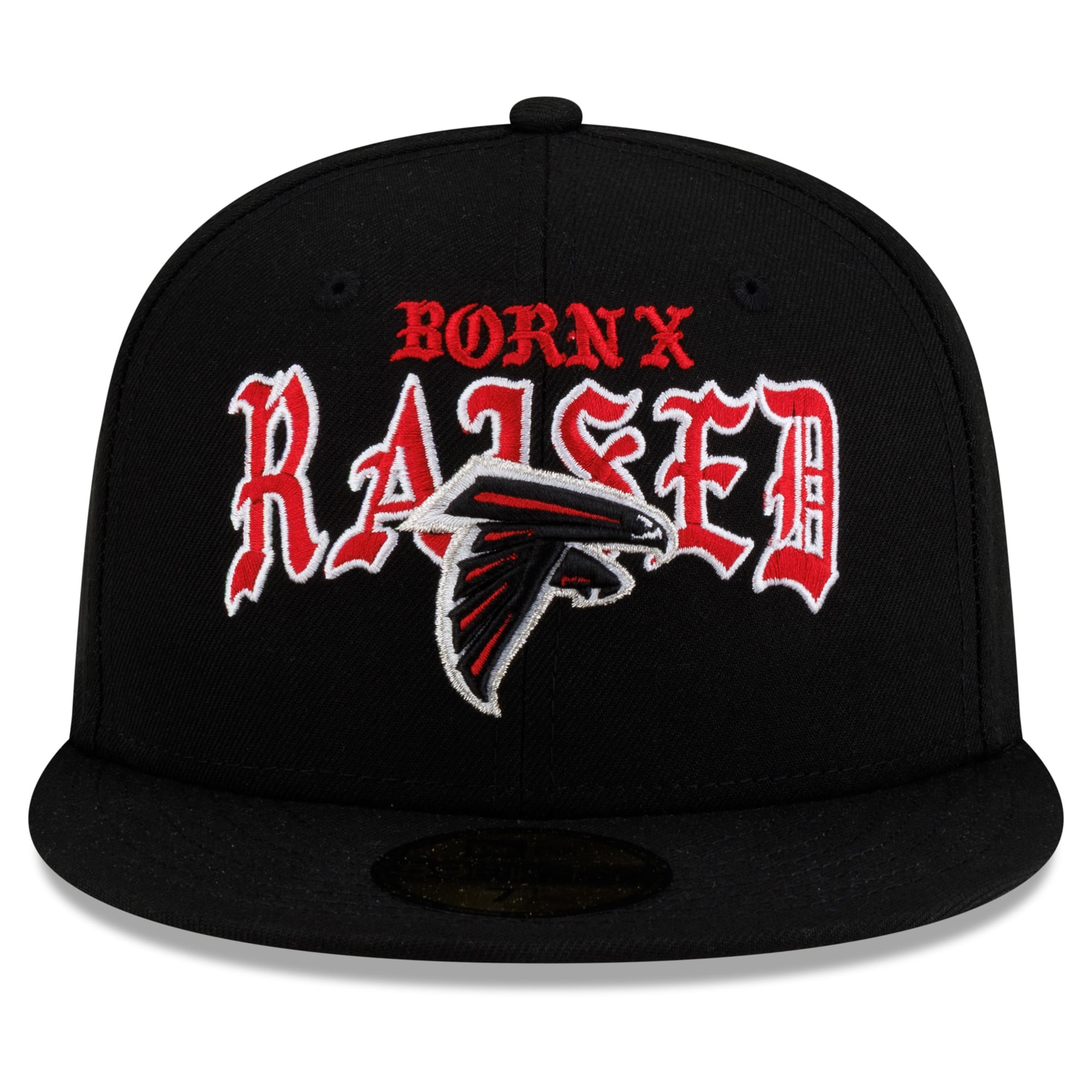 Casquette ajustée New Era x Born Raised Atlanta Falcons noire pour homme