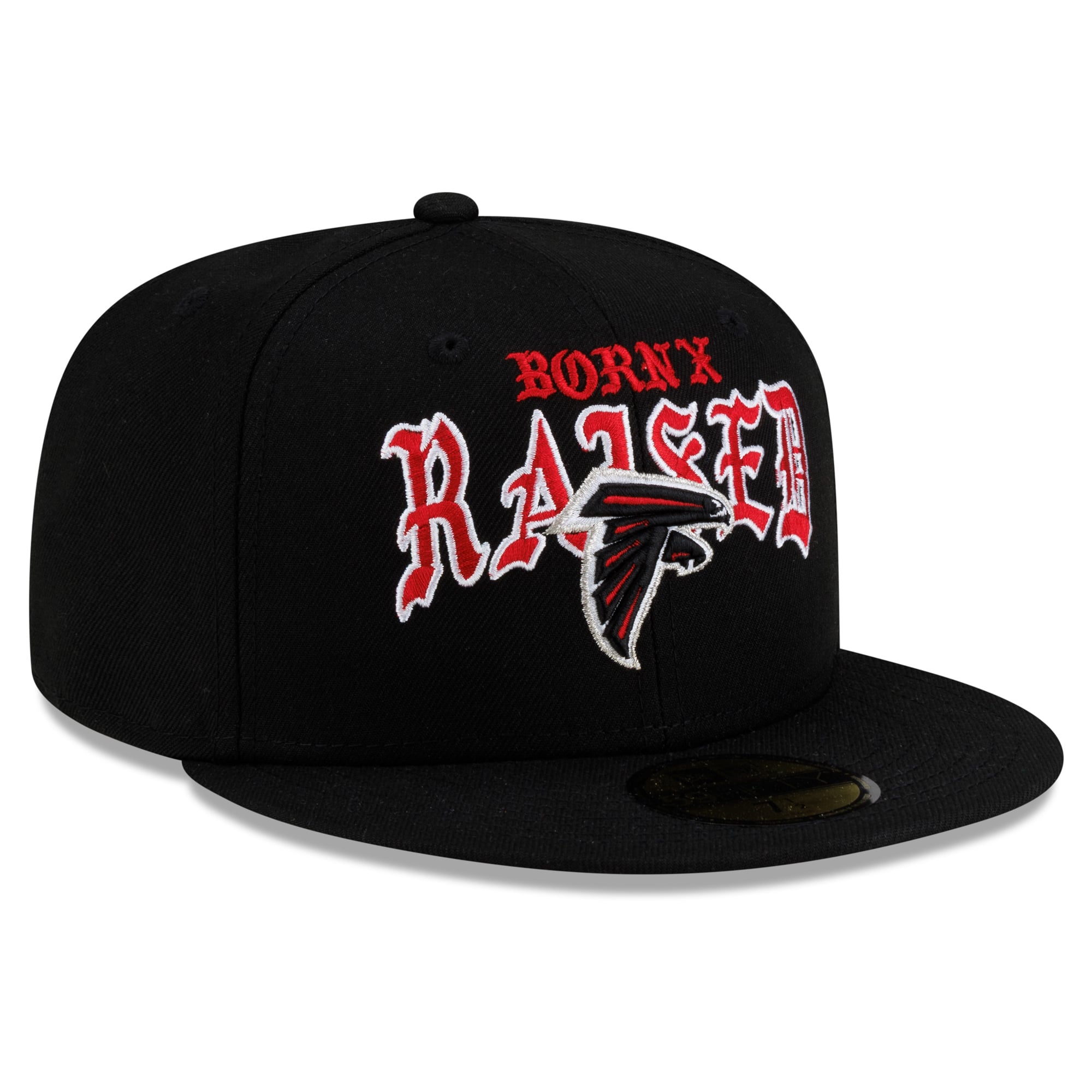 Casquette ajustée New Era x Born Raised Atlanta Falcons noire pour homme