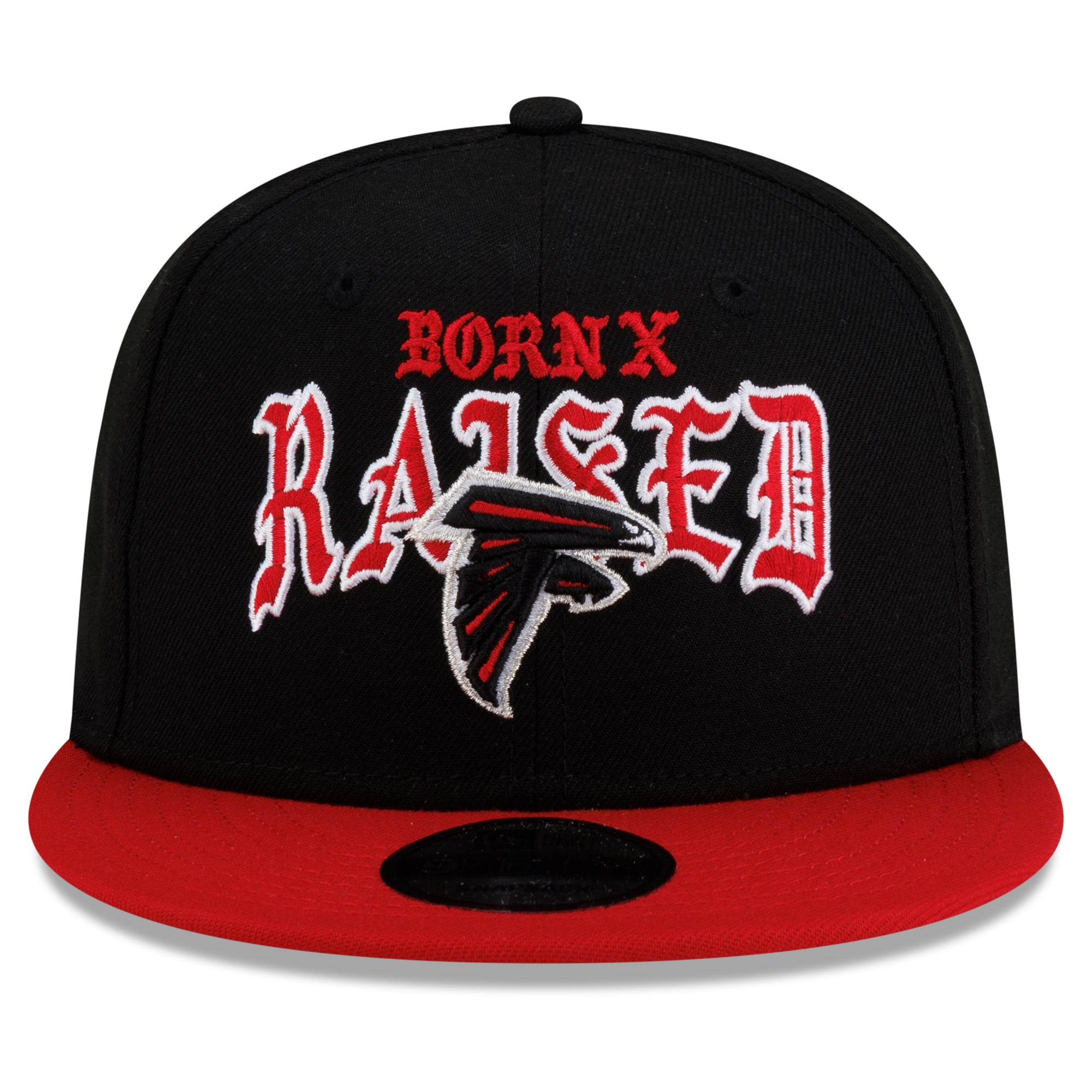 Casquette snapback New Era x Born x Raised Atlanta Falcons noire et rouge pour homme