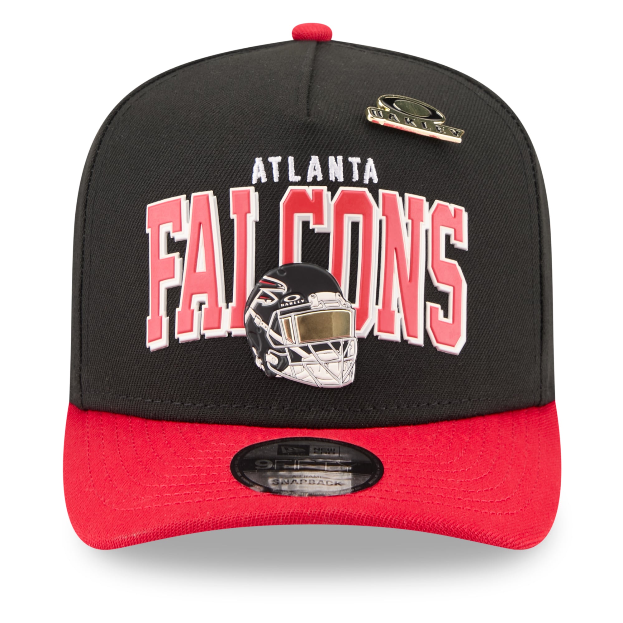 Men's New Era x Oakley Black Atlanta Falcons 9FIFTY A-Frame Snapback Hat