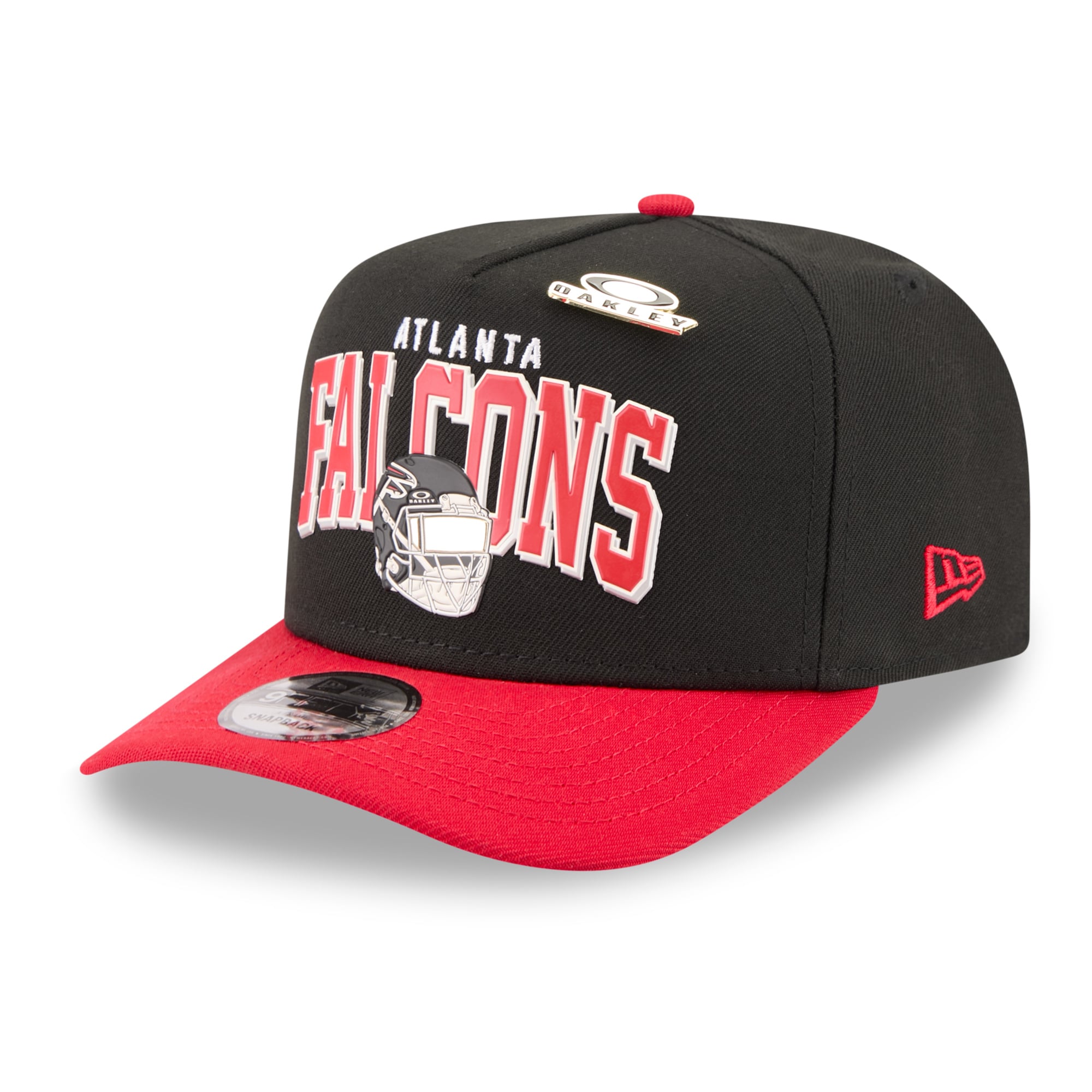 Men's New Era x Oakley Black Atlanta Falcons 9FIFTY A-Frame Snapback Hat