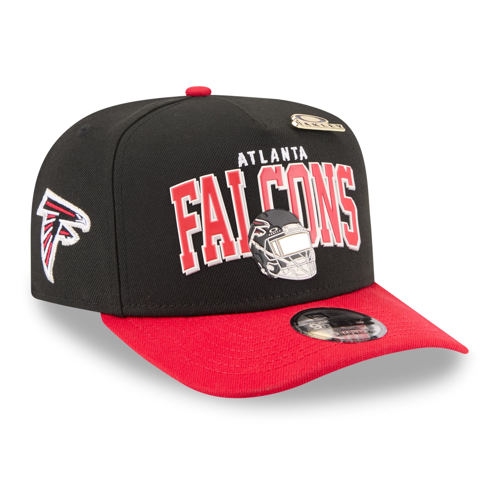 Men's New Era x Oakley Black Atlanta Falcons 9FIFTY A-Frame Snapback Hat