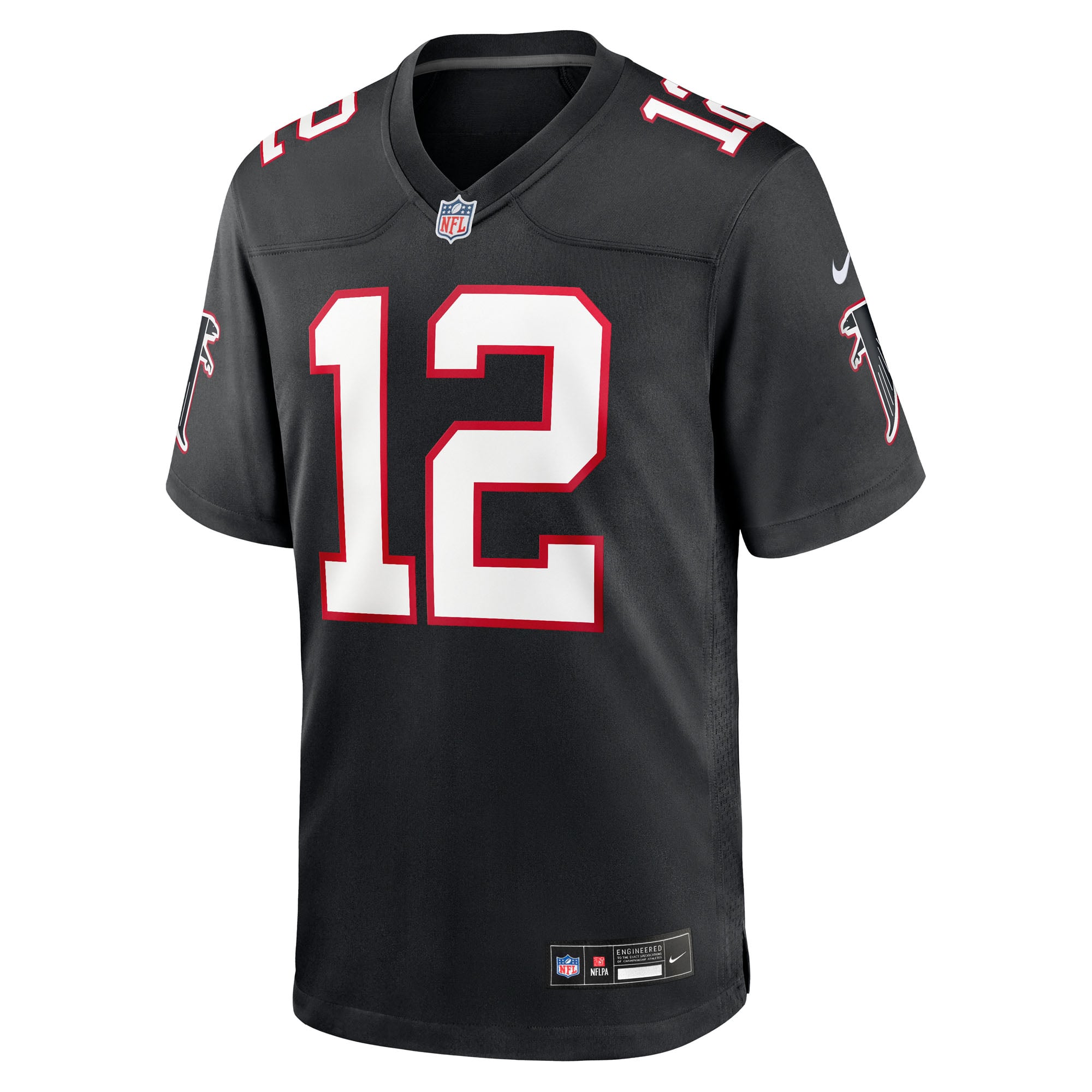 Men's Nike Avieon Terrell Black Atlanta Falcons Alternate Throwback Game Jersey